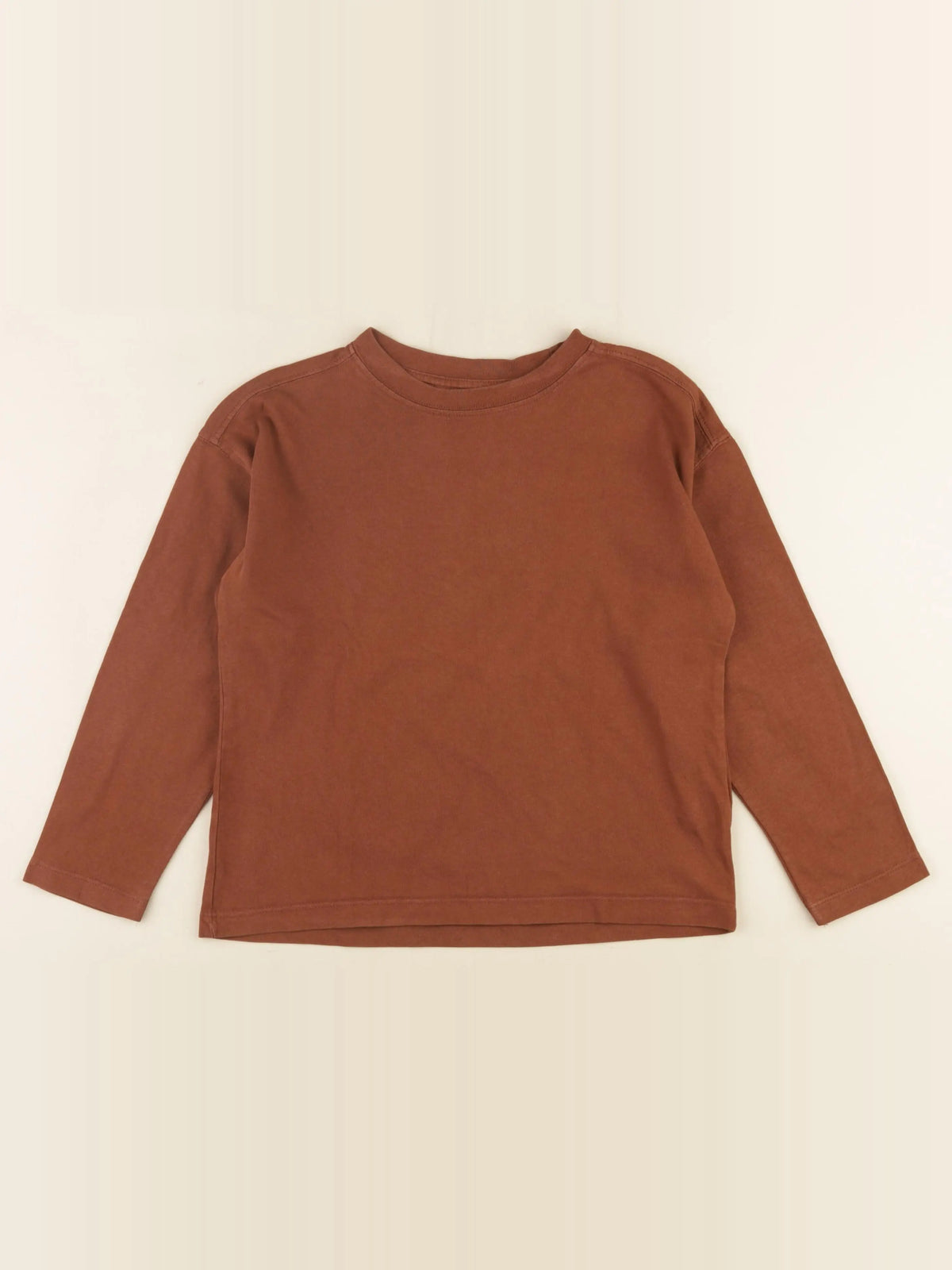 Zara - tee-shirt marron - 6/7 ans