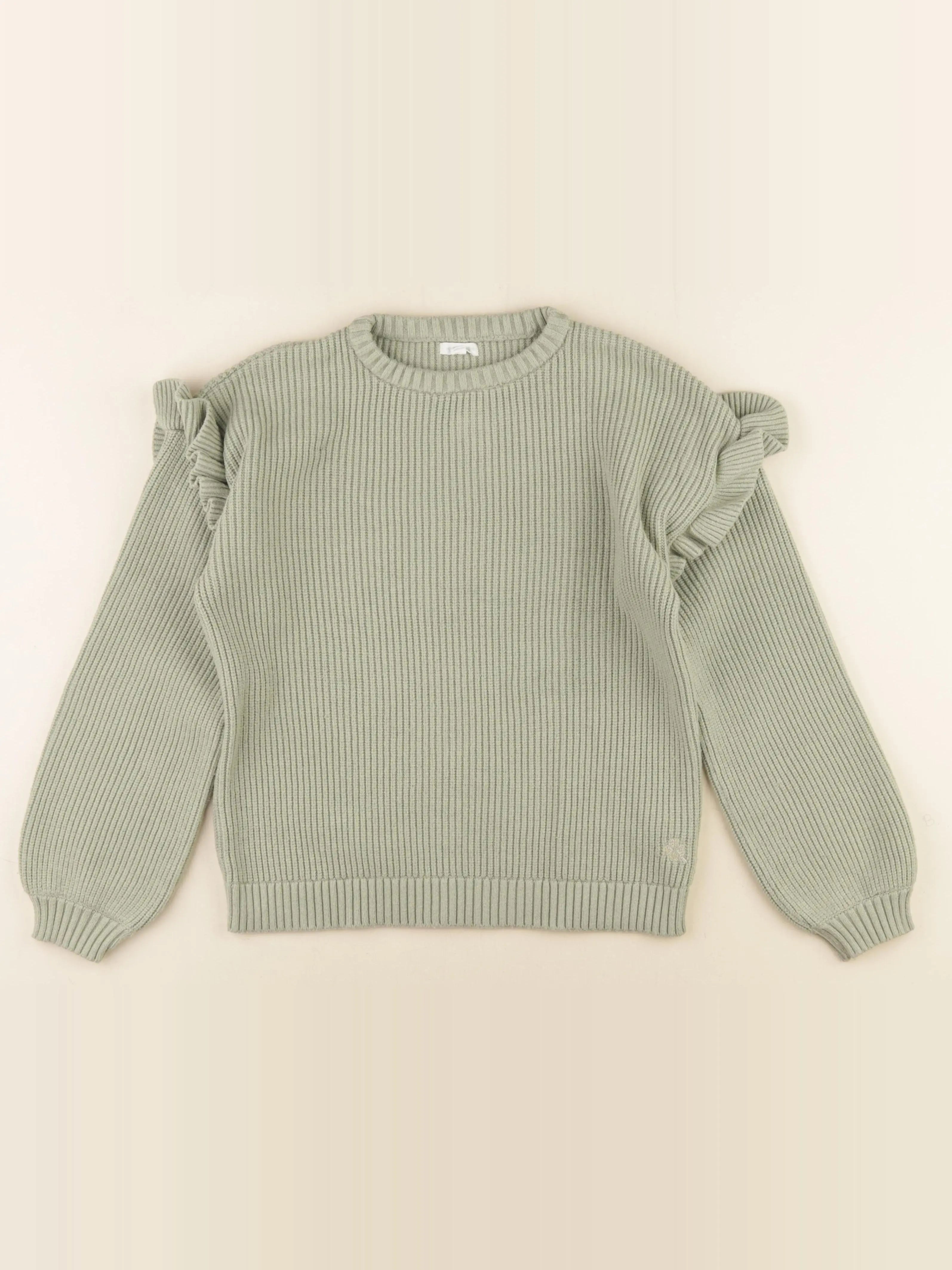 Vertbaudet - pull vert - 12 ans