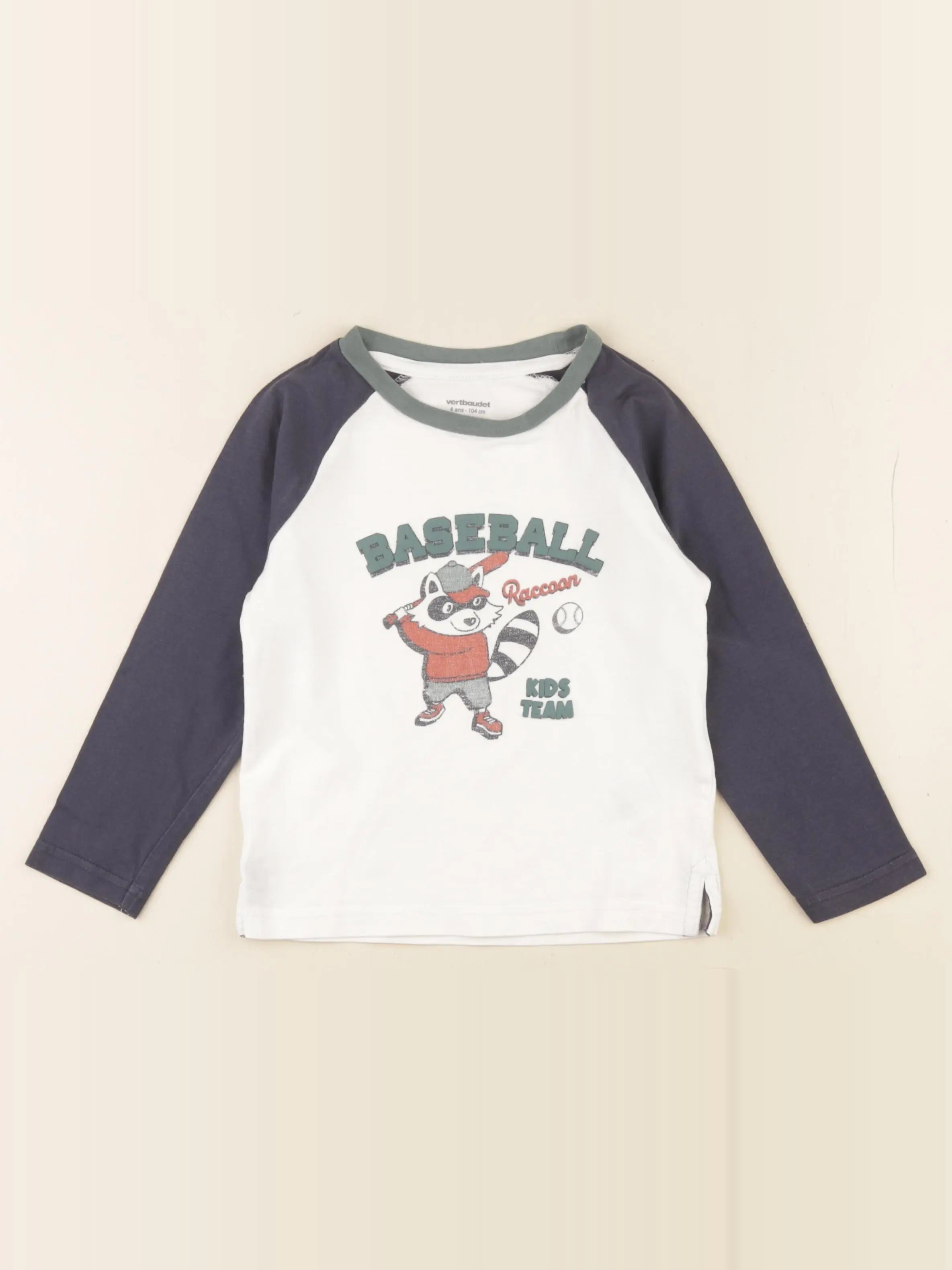 Vertbaudet - tee-shirt multicolore - 4 ans