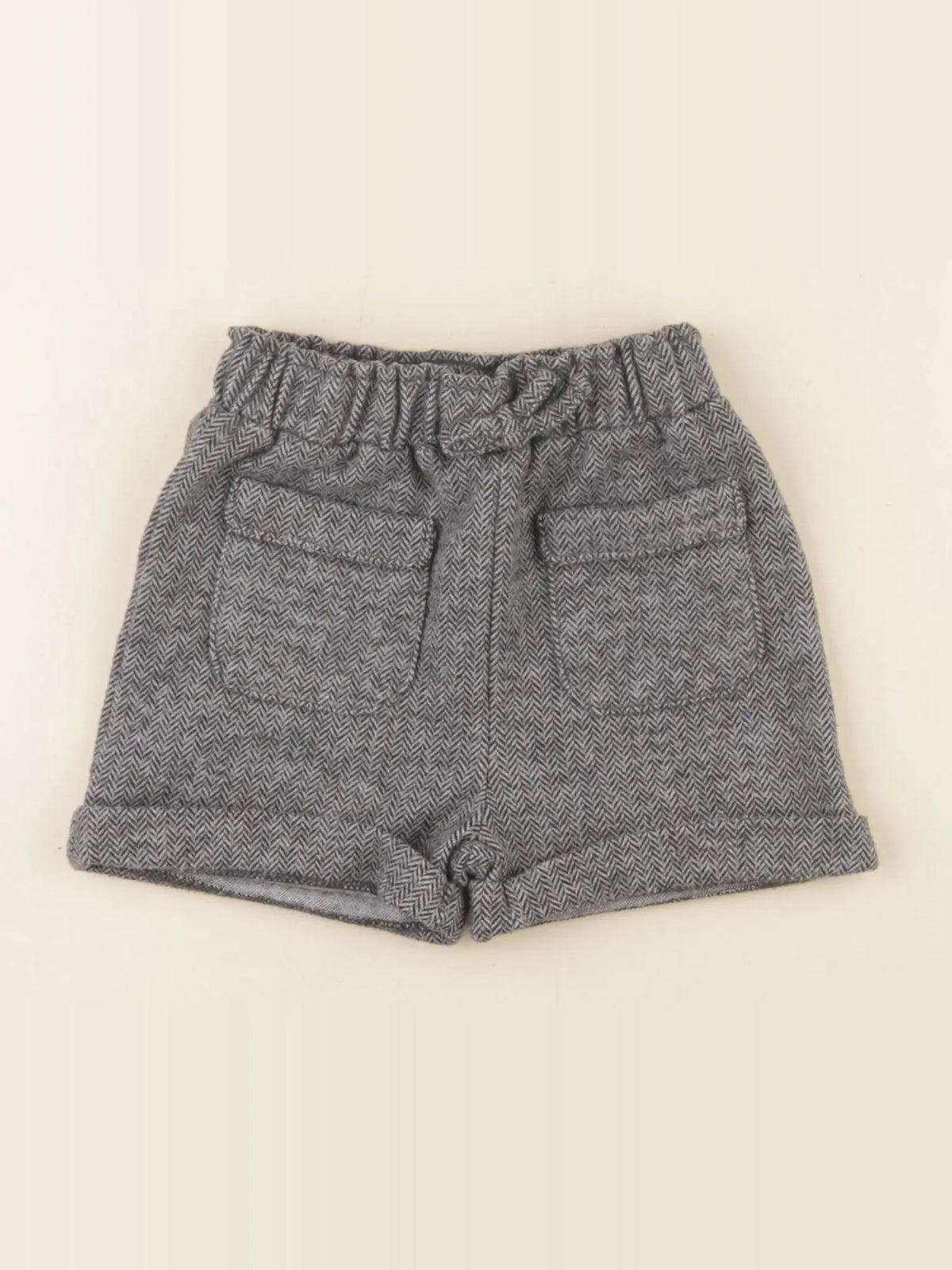Vertbaudet - short gris - 18 mois