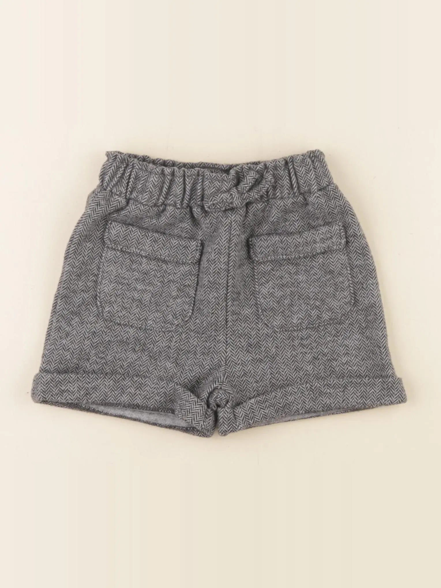 Vertbaudet - short gris - 18 mois