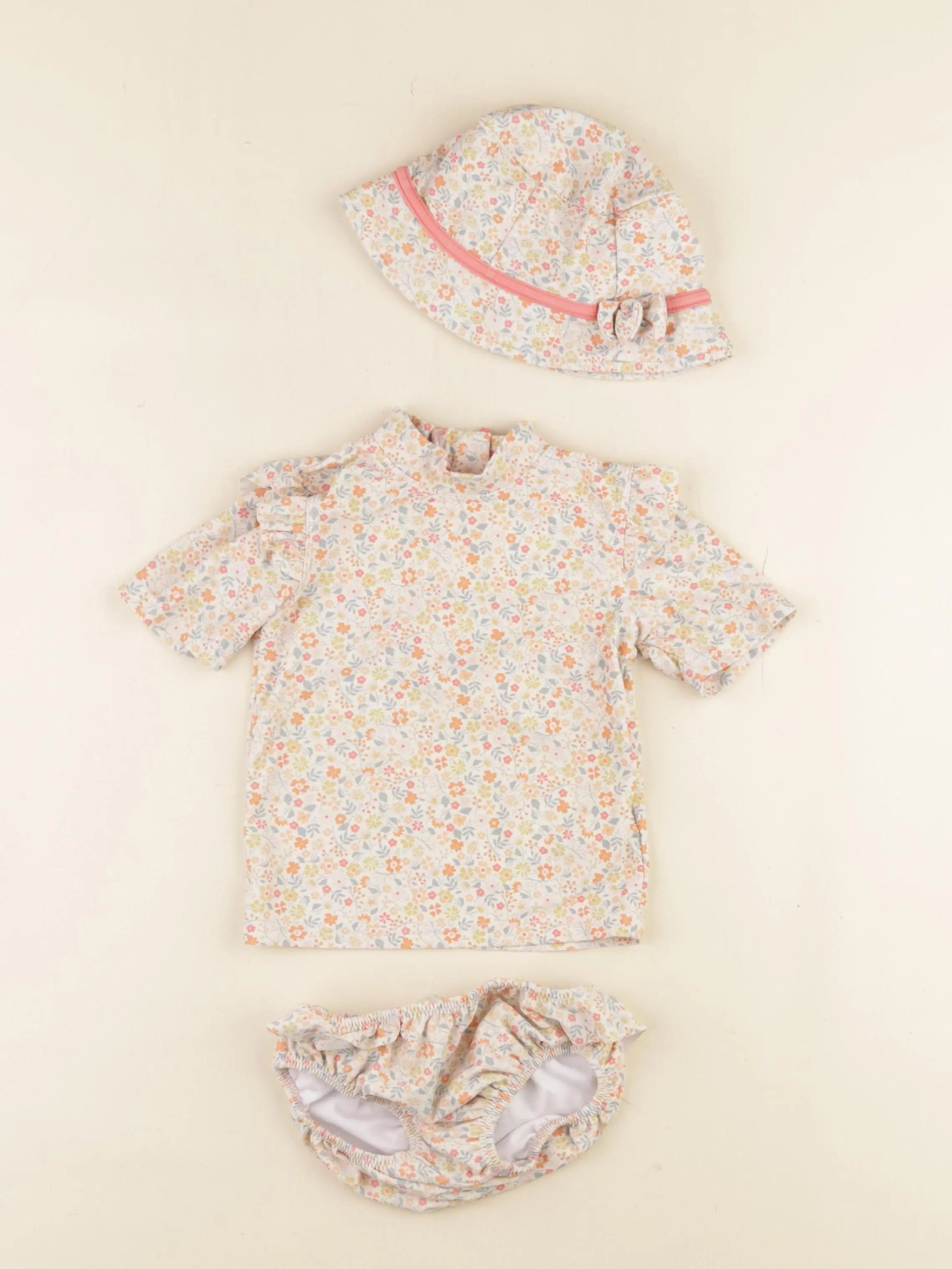 Vertbaudet - ensemble de bain multicolore - 12/18 mois