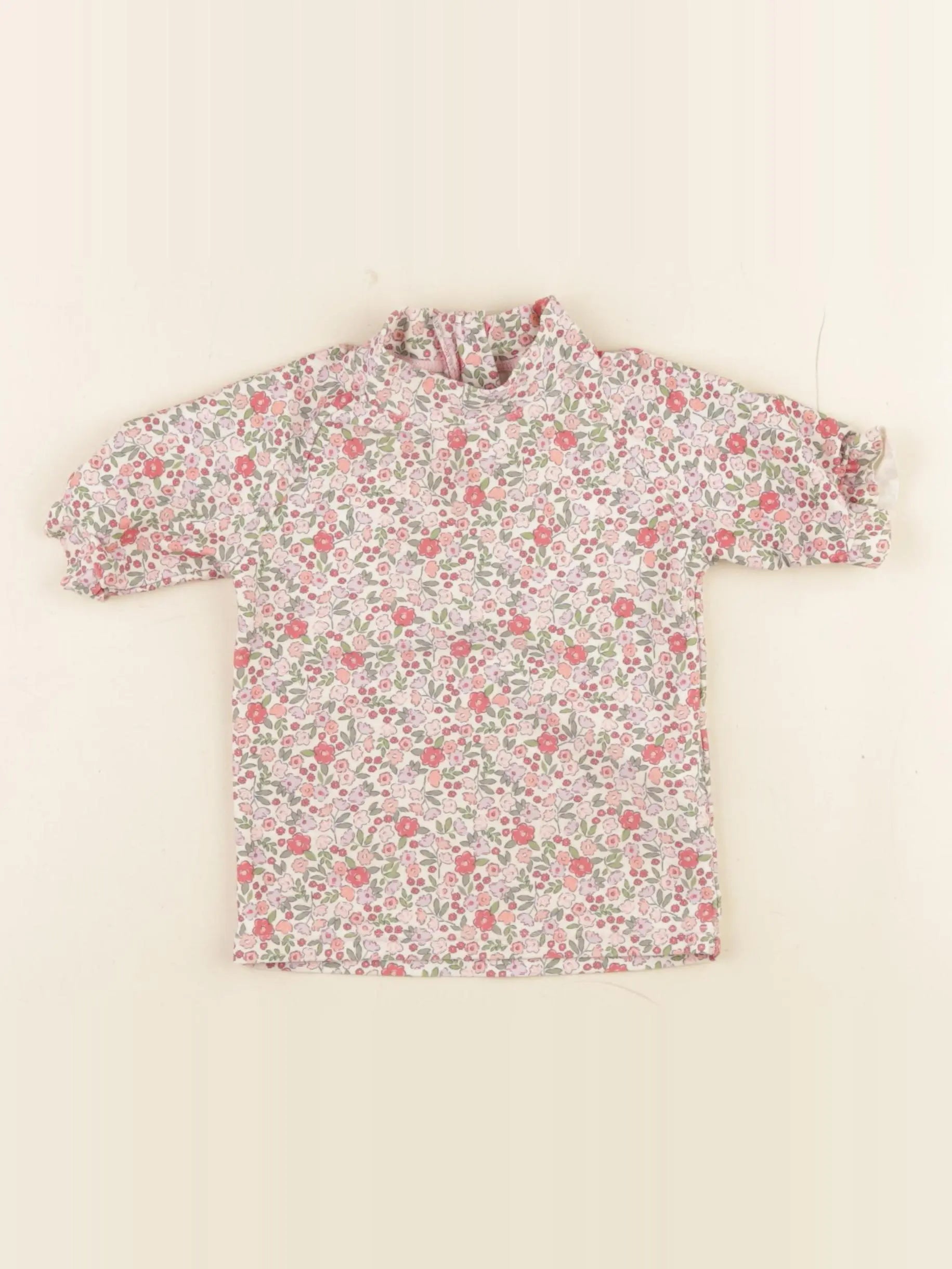 Vertbaudet - tee-shirt de bain multicolore - 9/12 mois