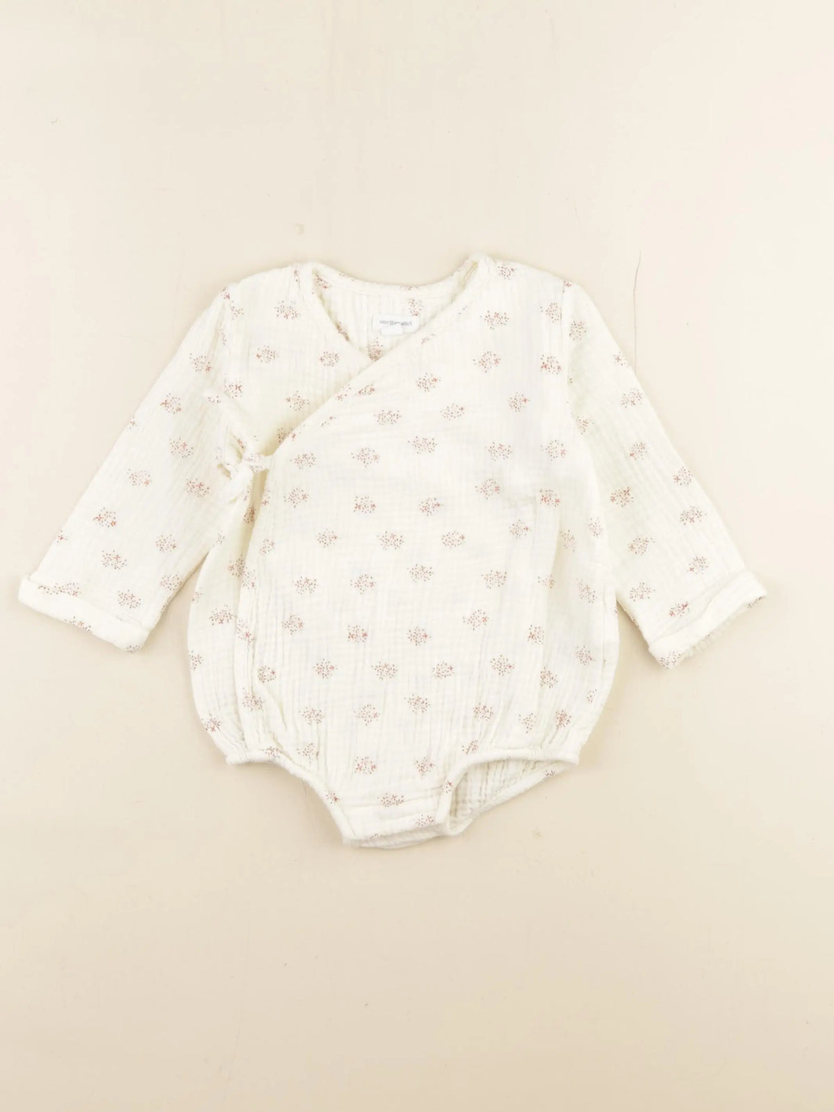 Vertbaudet - combinaison blanc - 12 mois