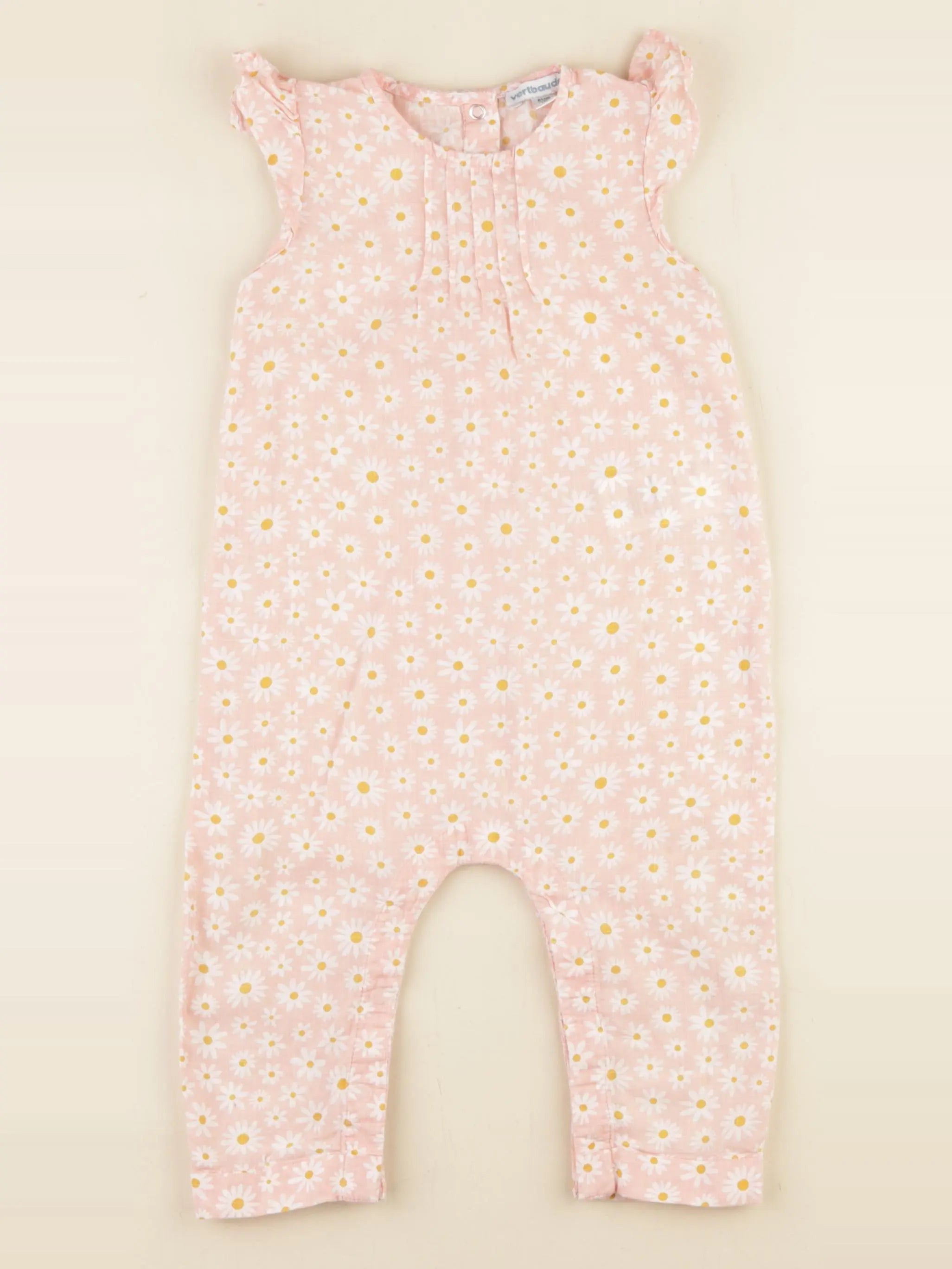 Vertbaudet - combinaison rose - 18 mois