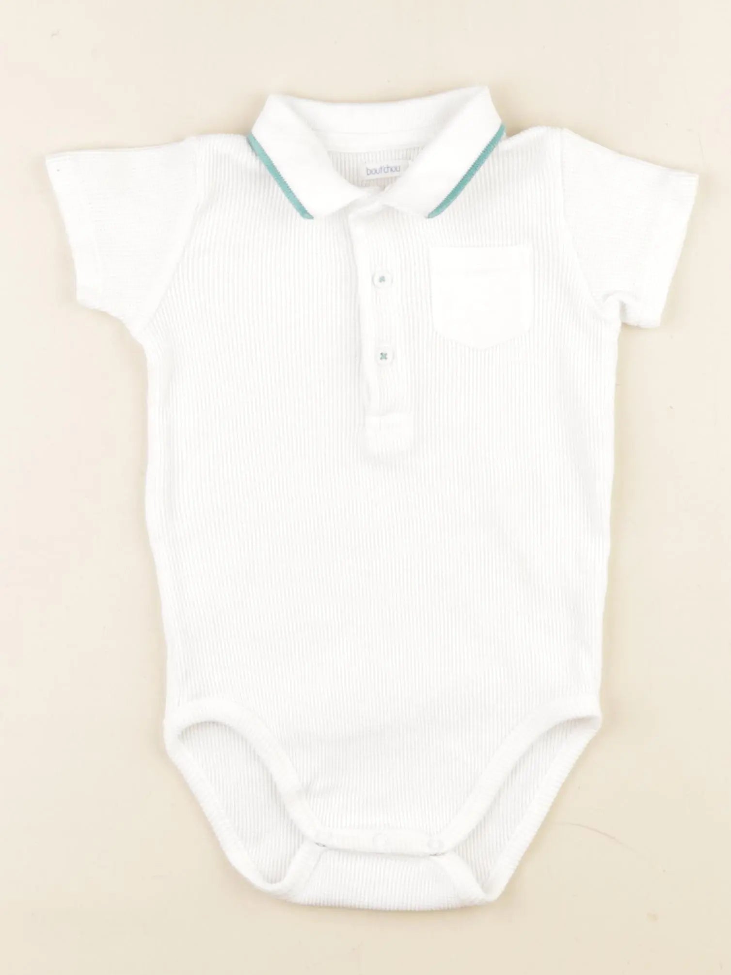 Boutchou - body à col blanc - 9 mois