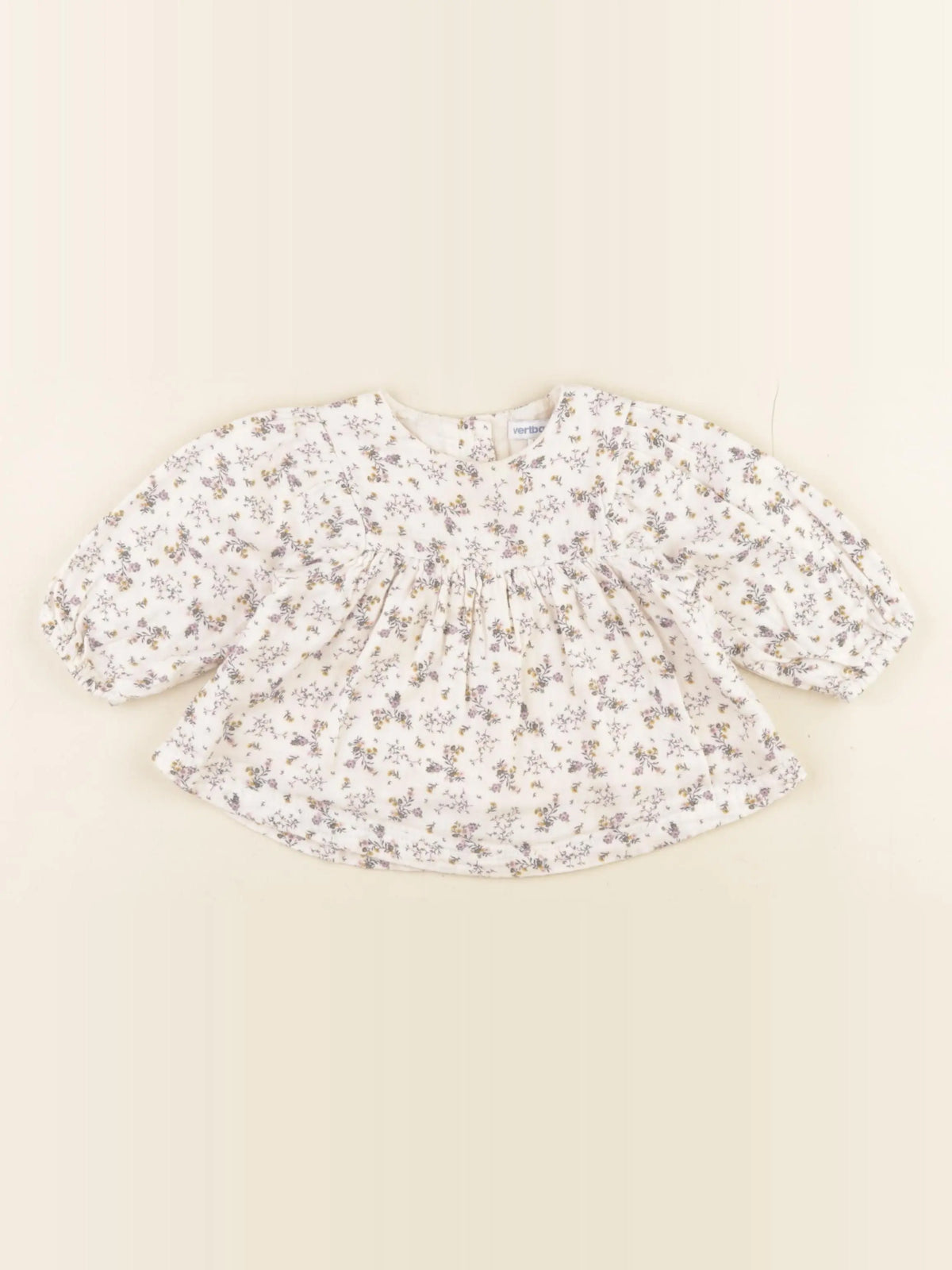 Vertbaudet - blouse multicolore - 9 mois