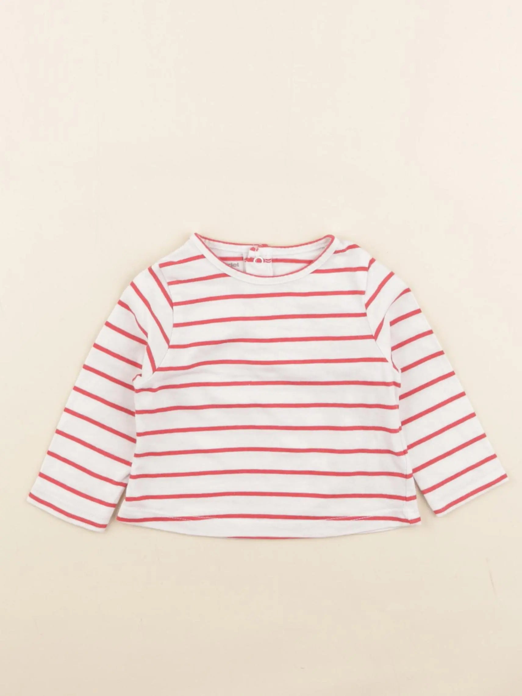 Vertbaudet - tee-shirt blanc - 3 mois