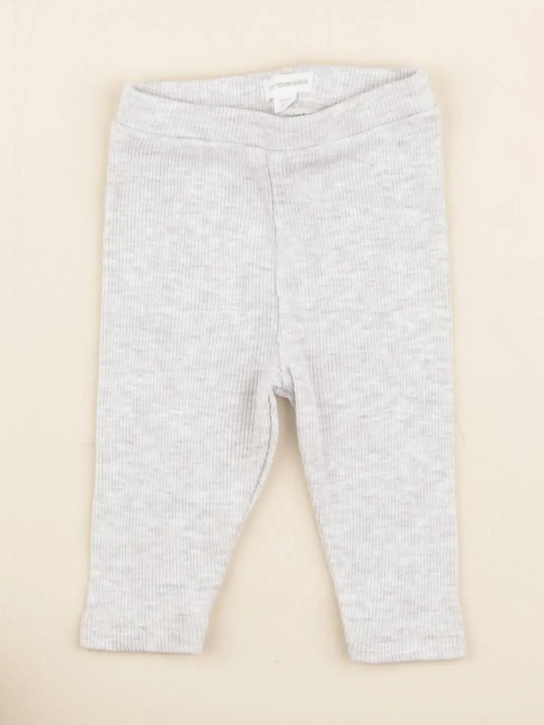 Vertbaudet - legging gris - 3 mois