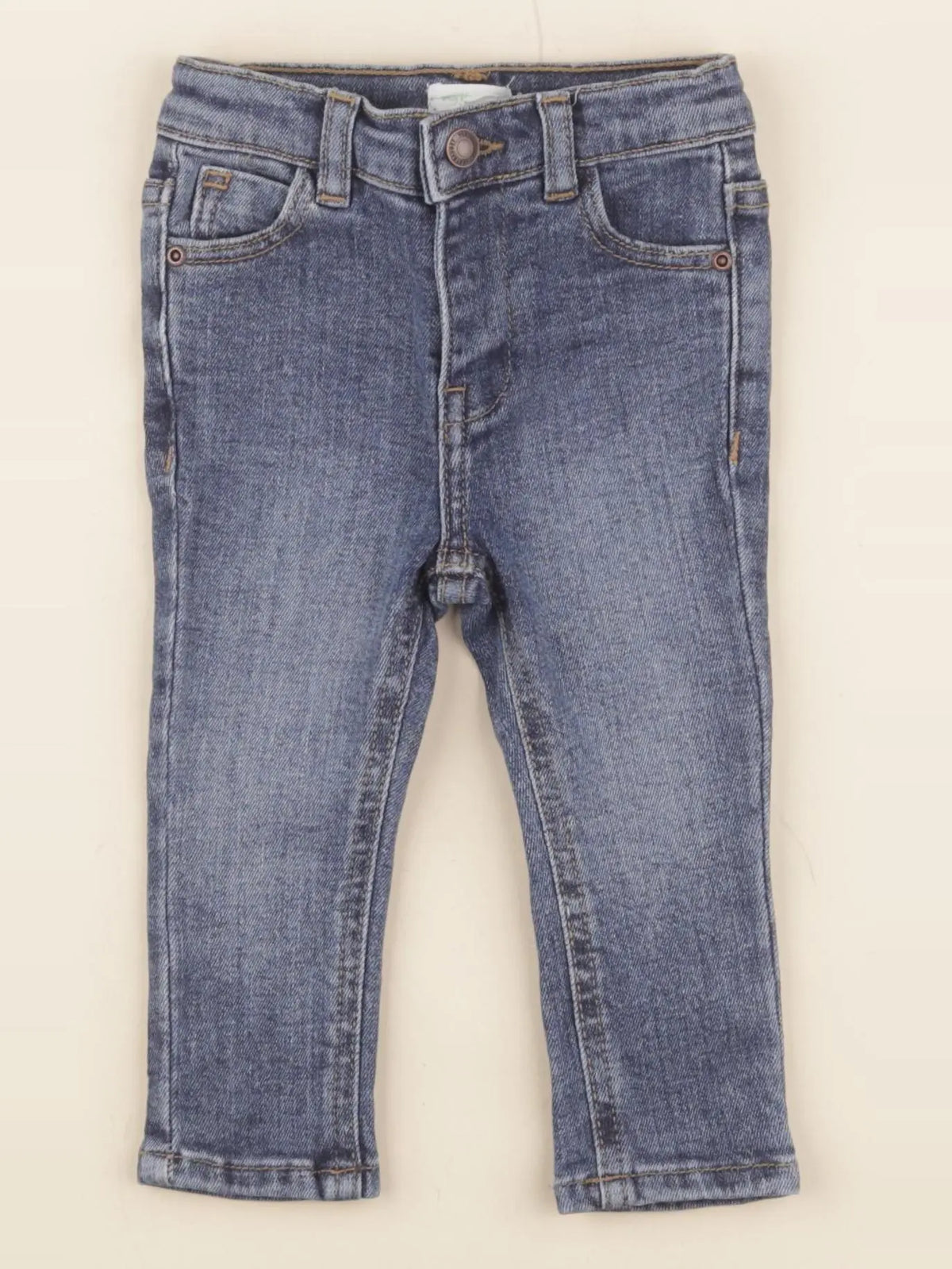 Vertbaudet - jean bleu - 6 mois