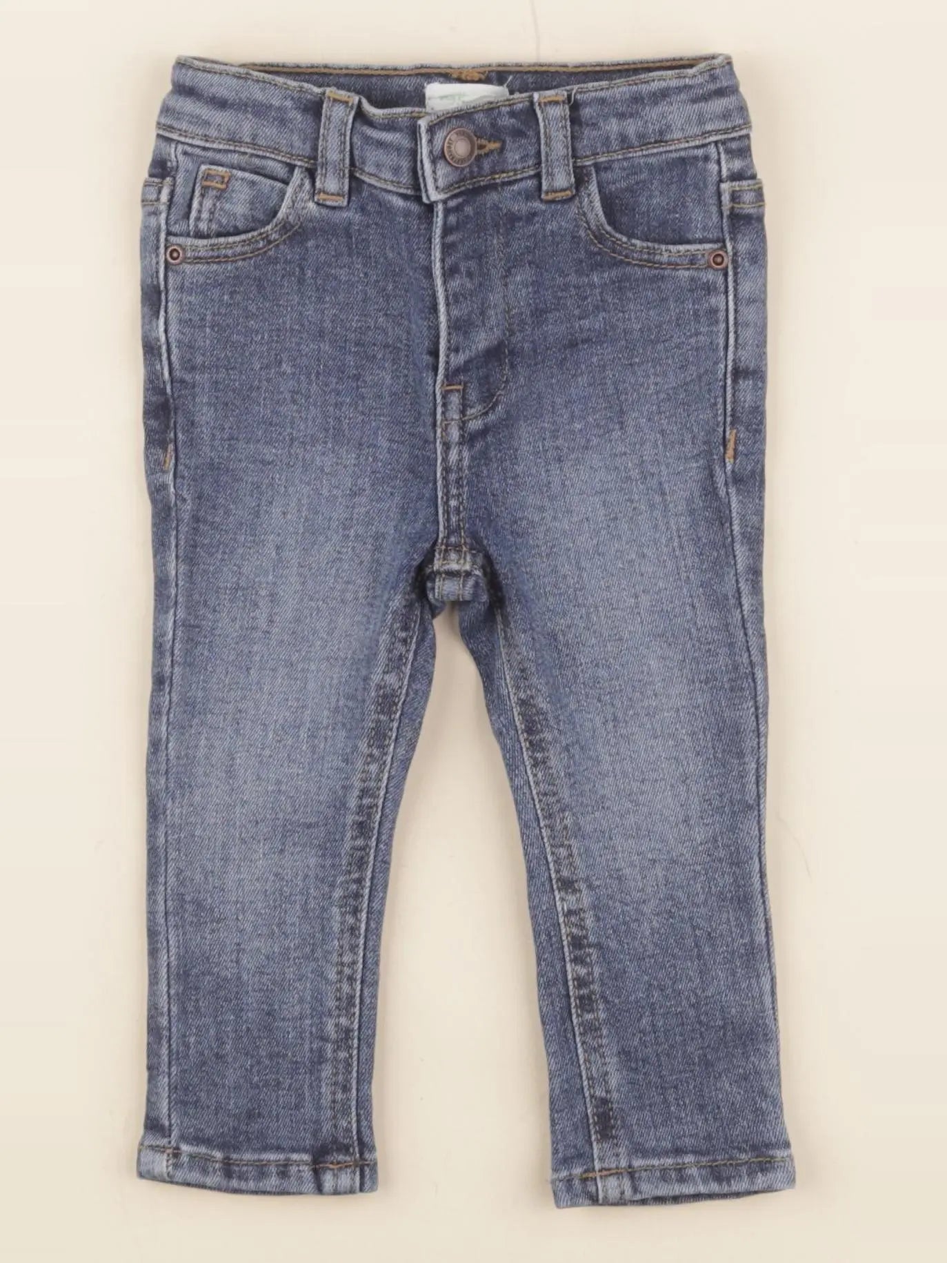 Vertbaudet - jean bleu - 6 mois