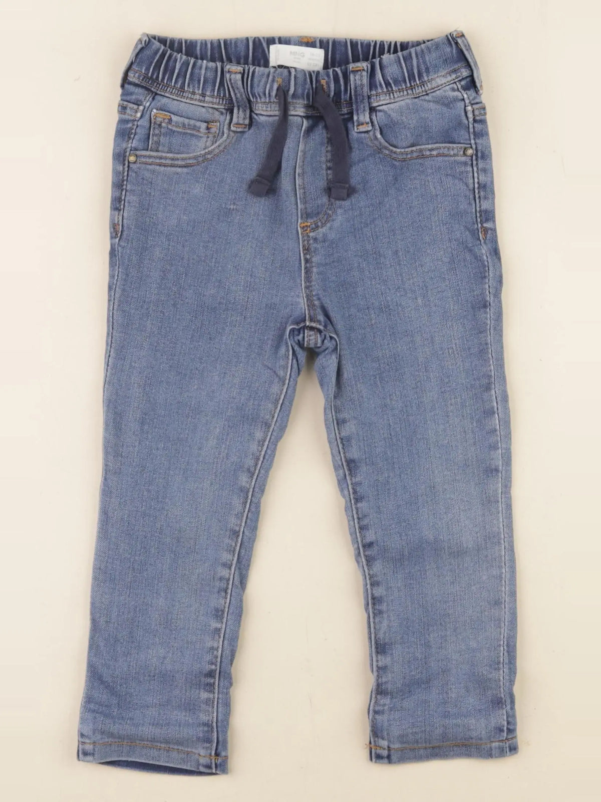 Mango - jean doublé bleu - 18/24 mois