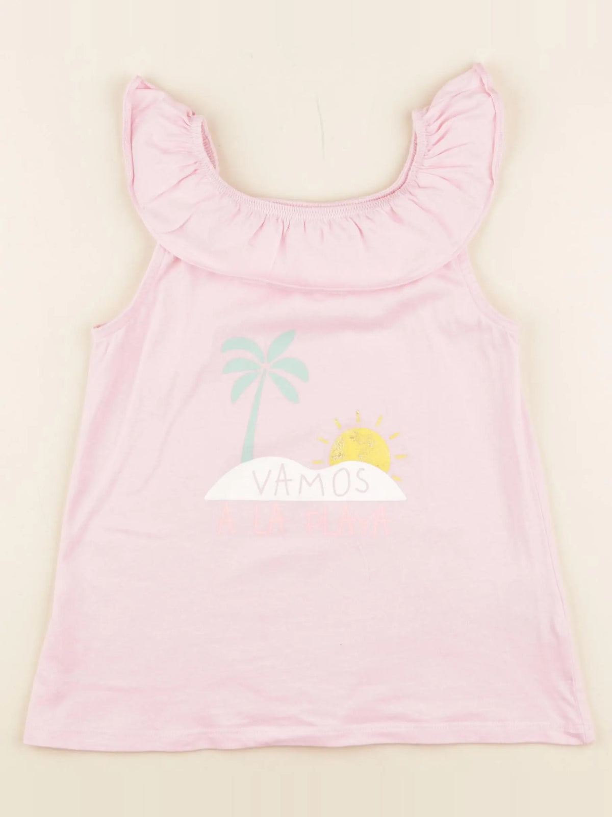 Vertbaudet - tee-shirt rose - 8 ans