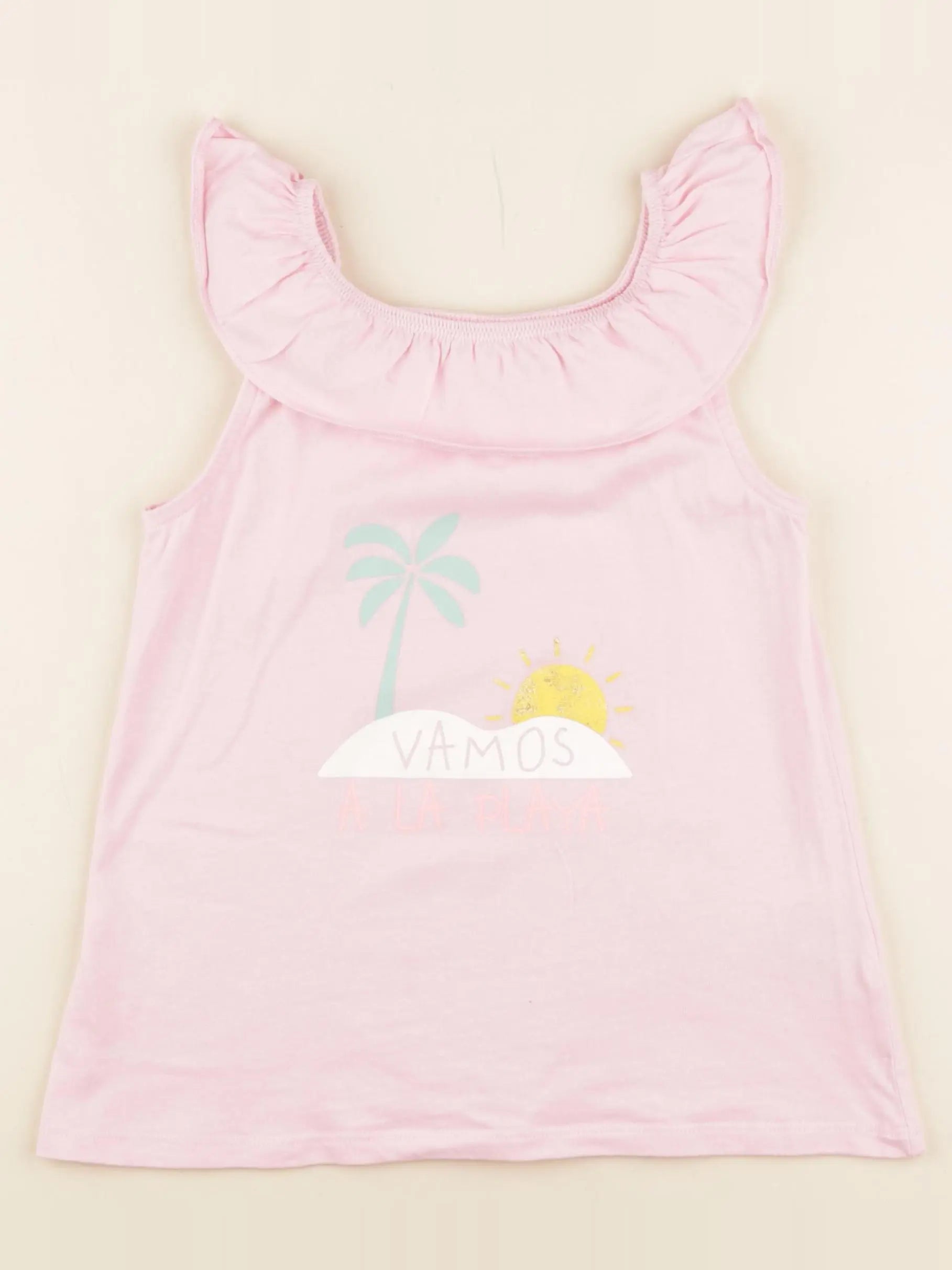 Vertbaudet - tee-shirt rose - 8 ans