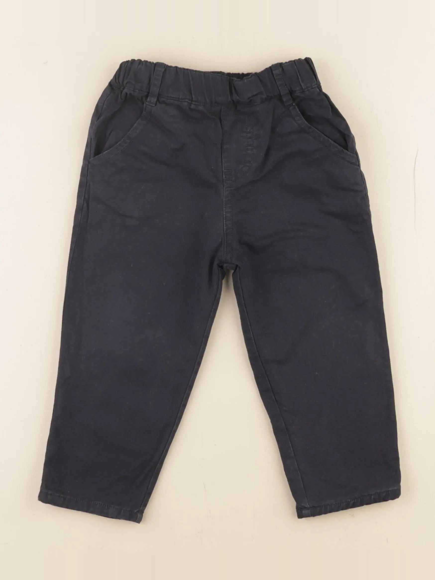 Boutchou - pantalon doublé bleu - 18 mois