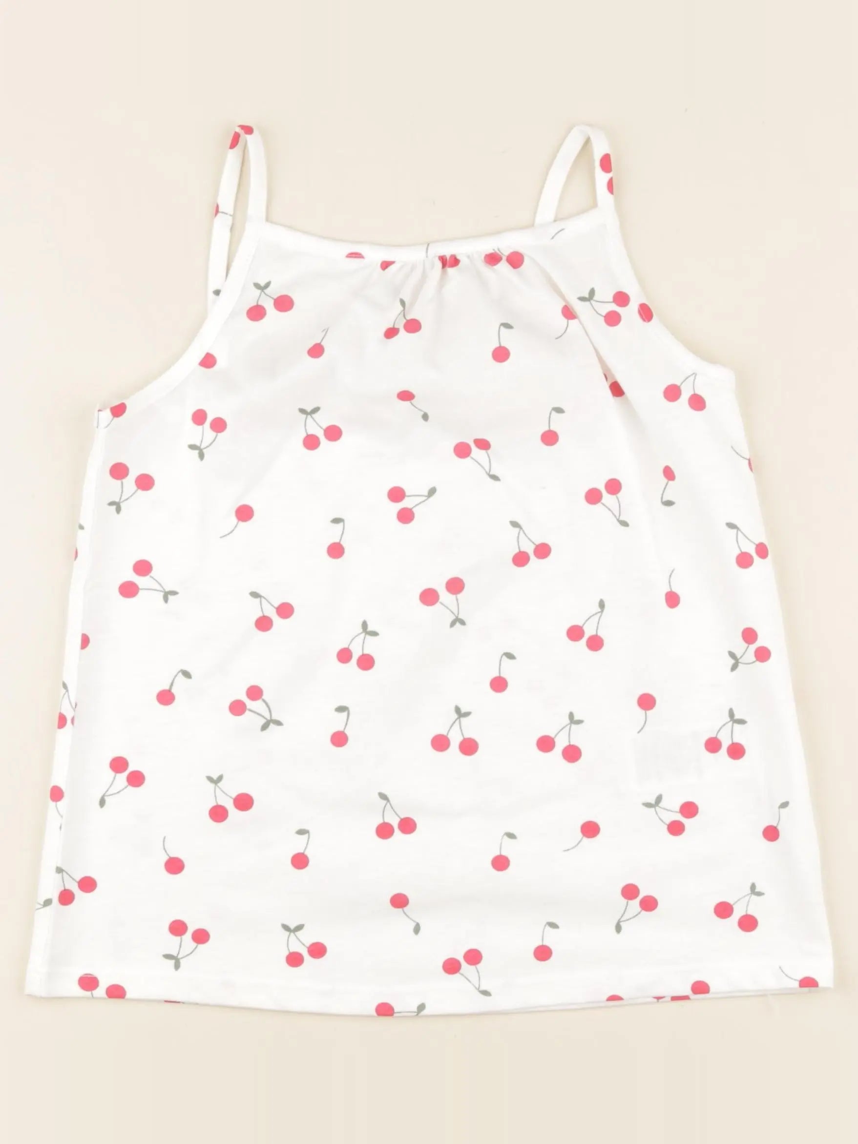 Vertbaudet - débardeur blanc - 8 ans