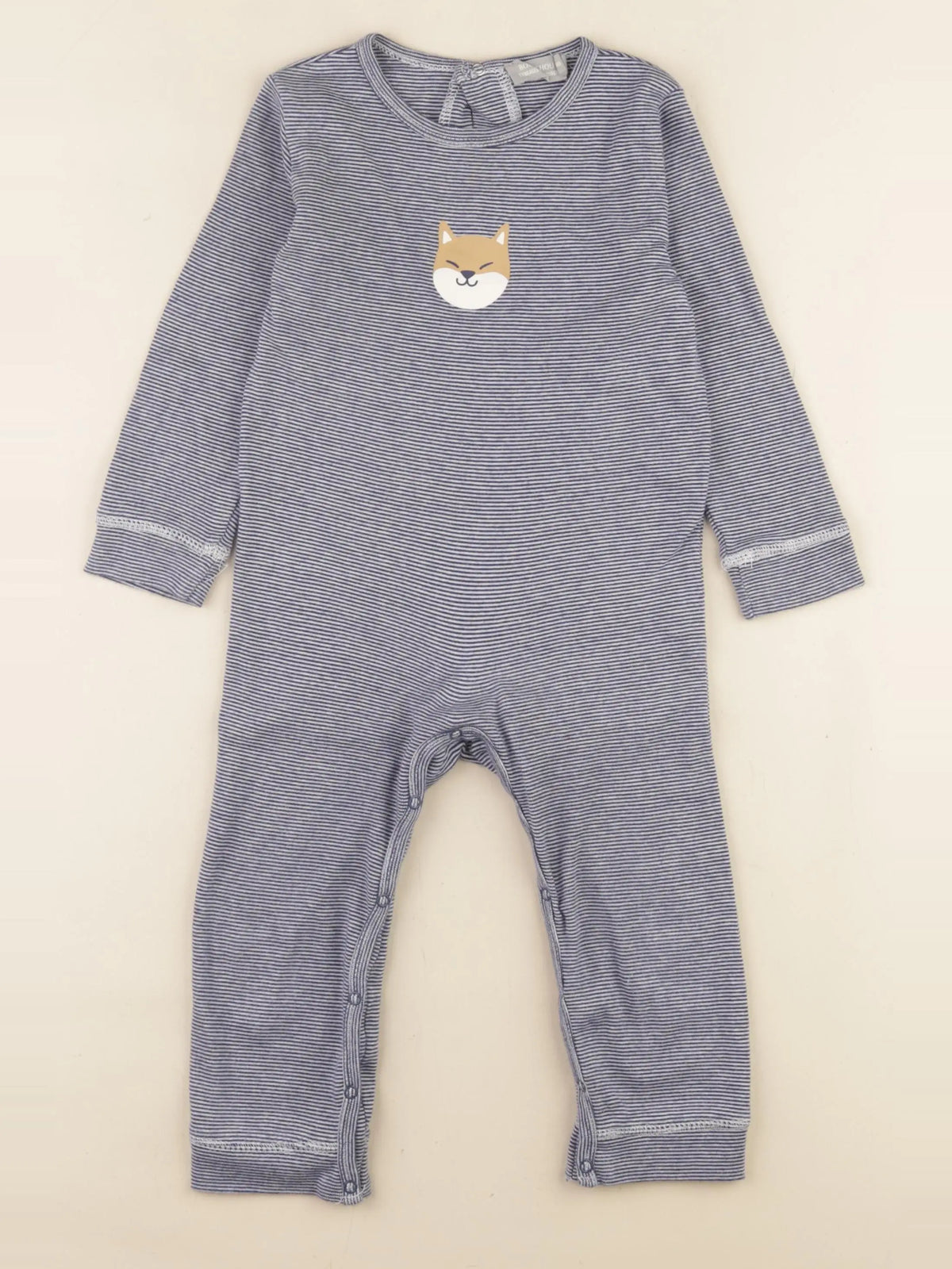 Boutchou - pyjama coton bleu - 24 mois