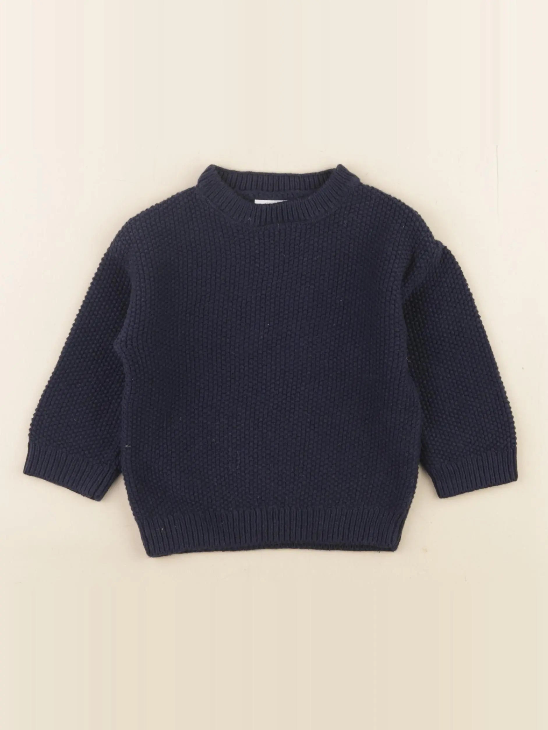 Zara - pull bleu - 9/12 mois