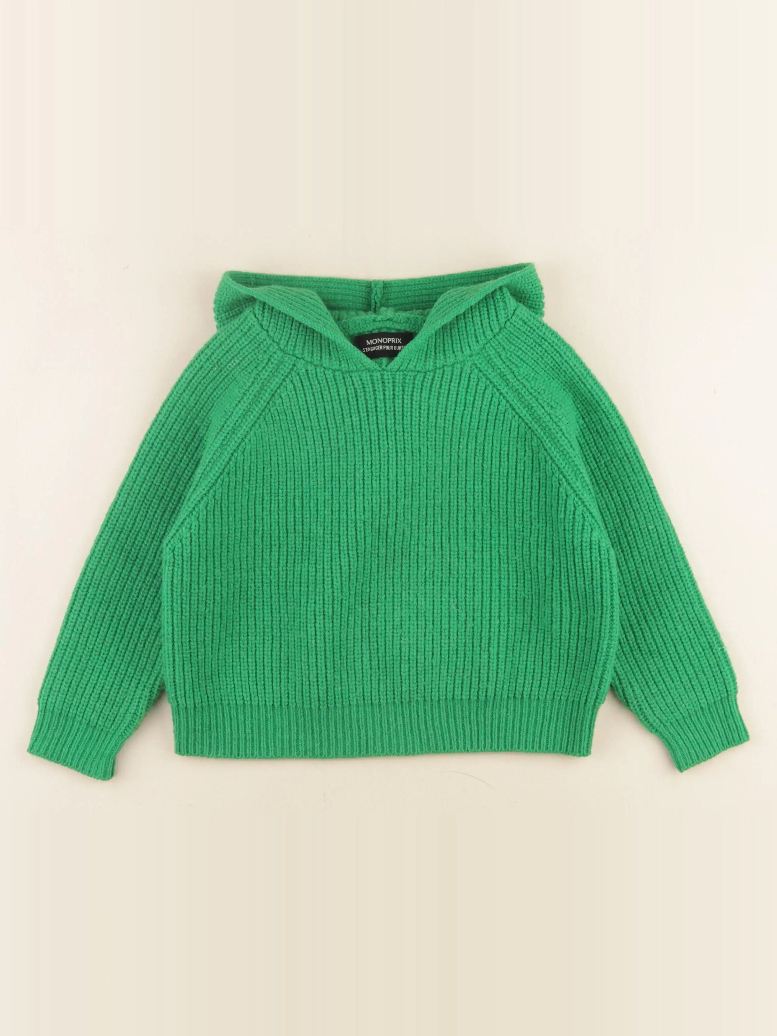 Monoprix - pull vert - 3 ans