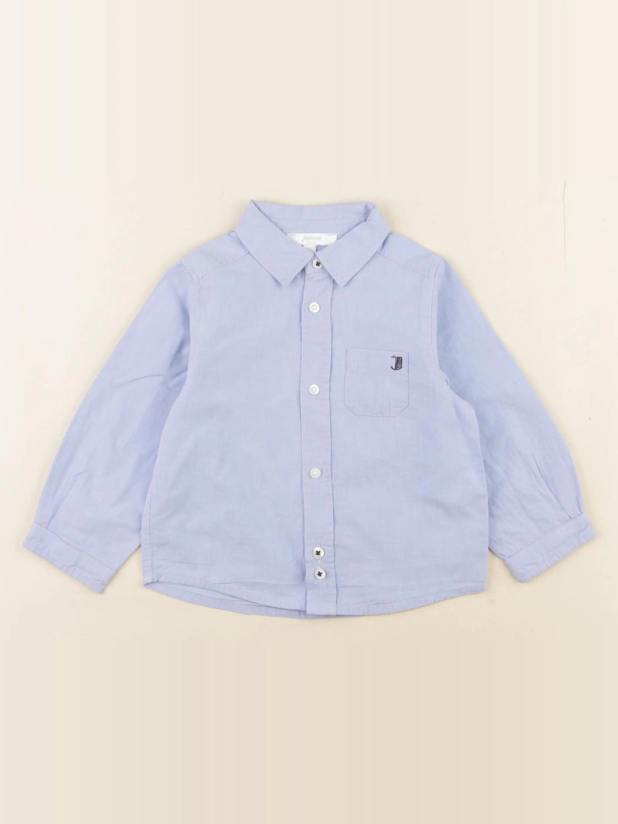 Jacadi - chemise bleu - 18 mois