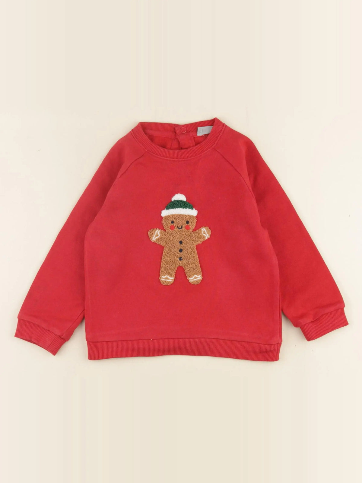 Boutchou - sweat rouge - 36 mois