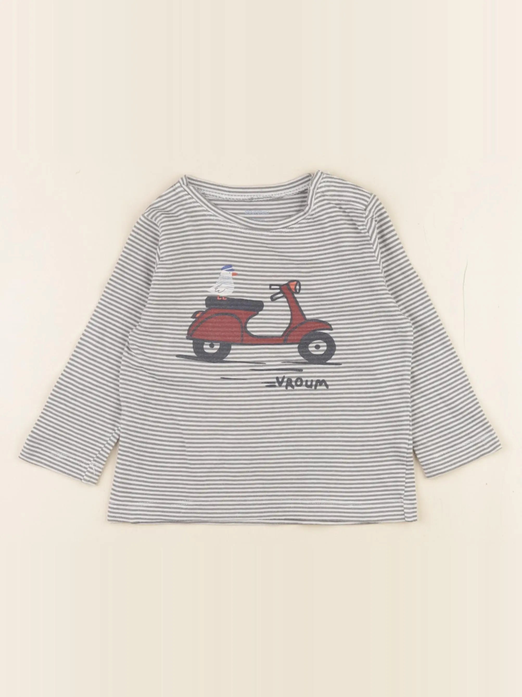 Boutchou - tee-shirt gris - 18 mois