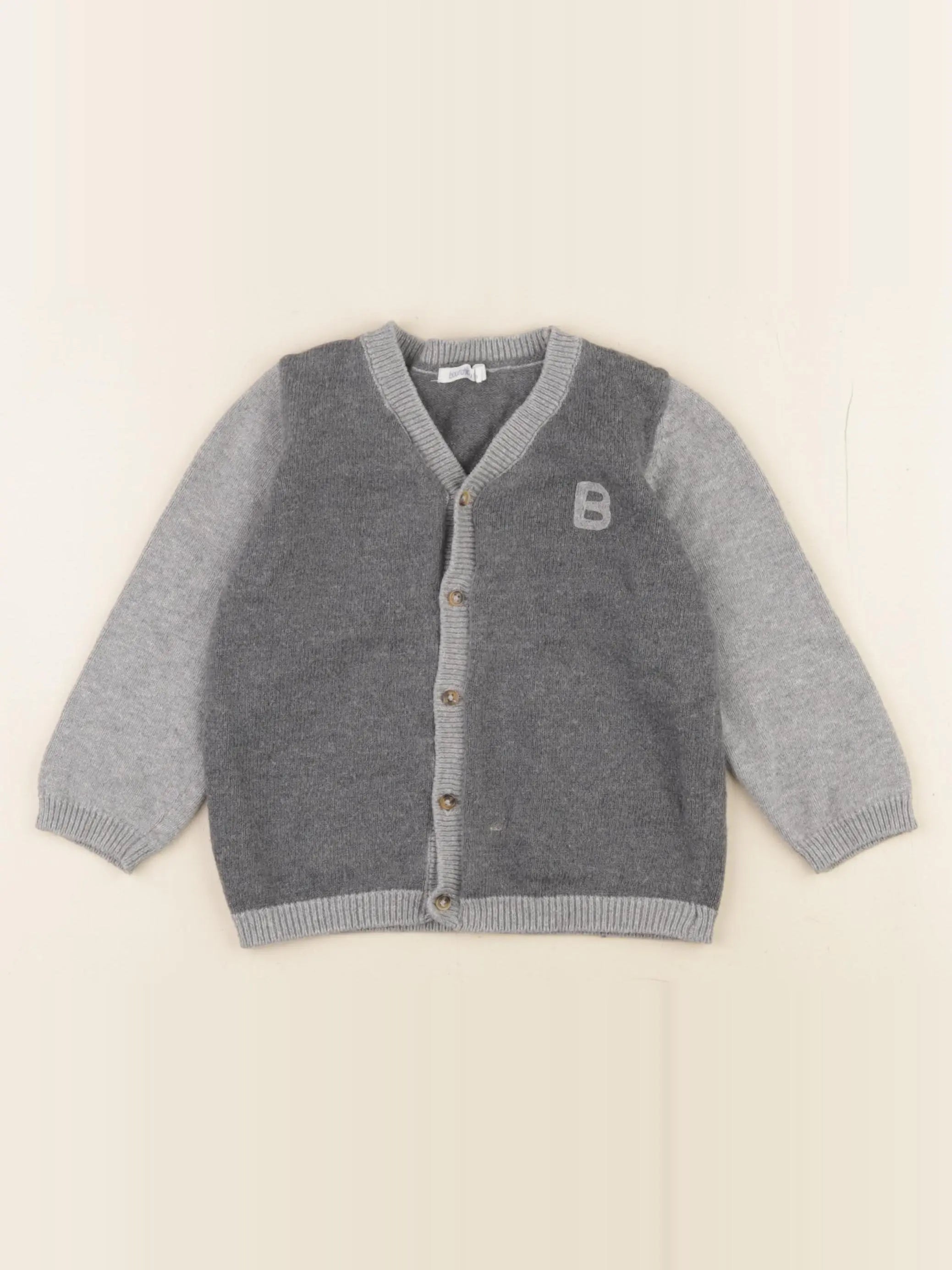 Boutchou - gilet gris - 24 mois