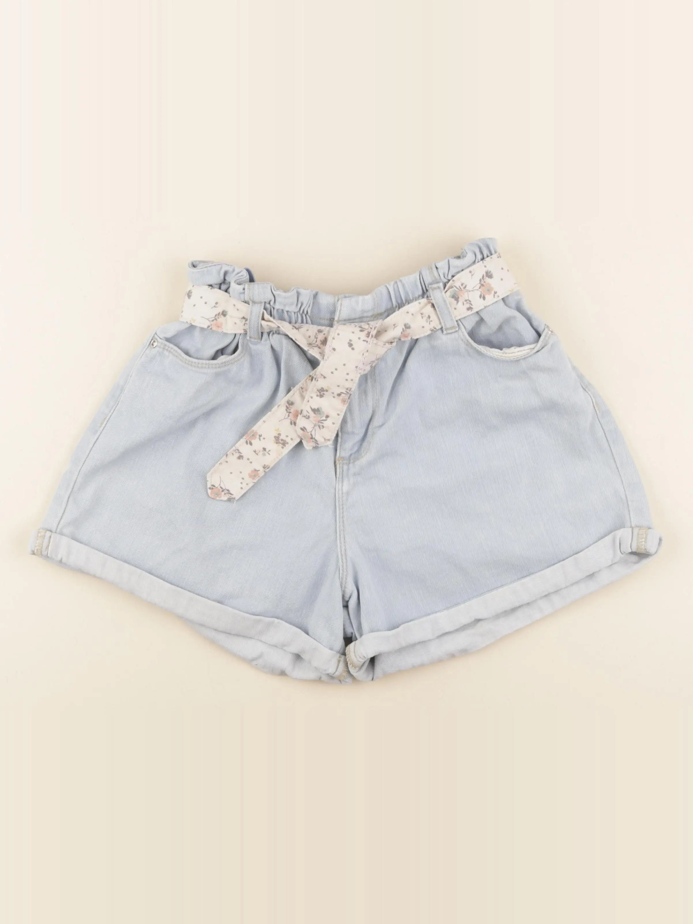 Vertbaudet - short bleu - 9 ans