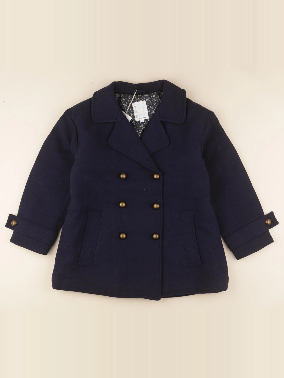 Vertbaudet - manteau bleu - 12 ans