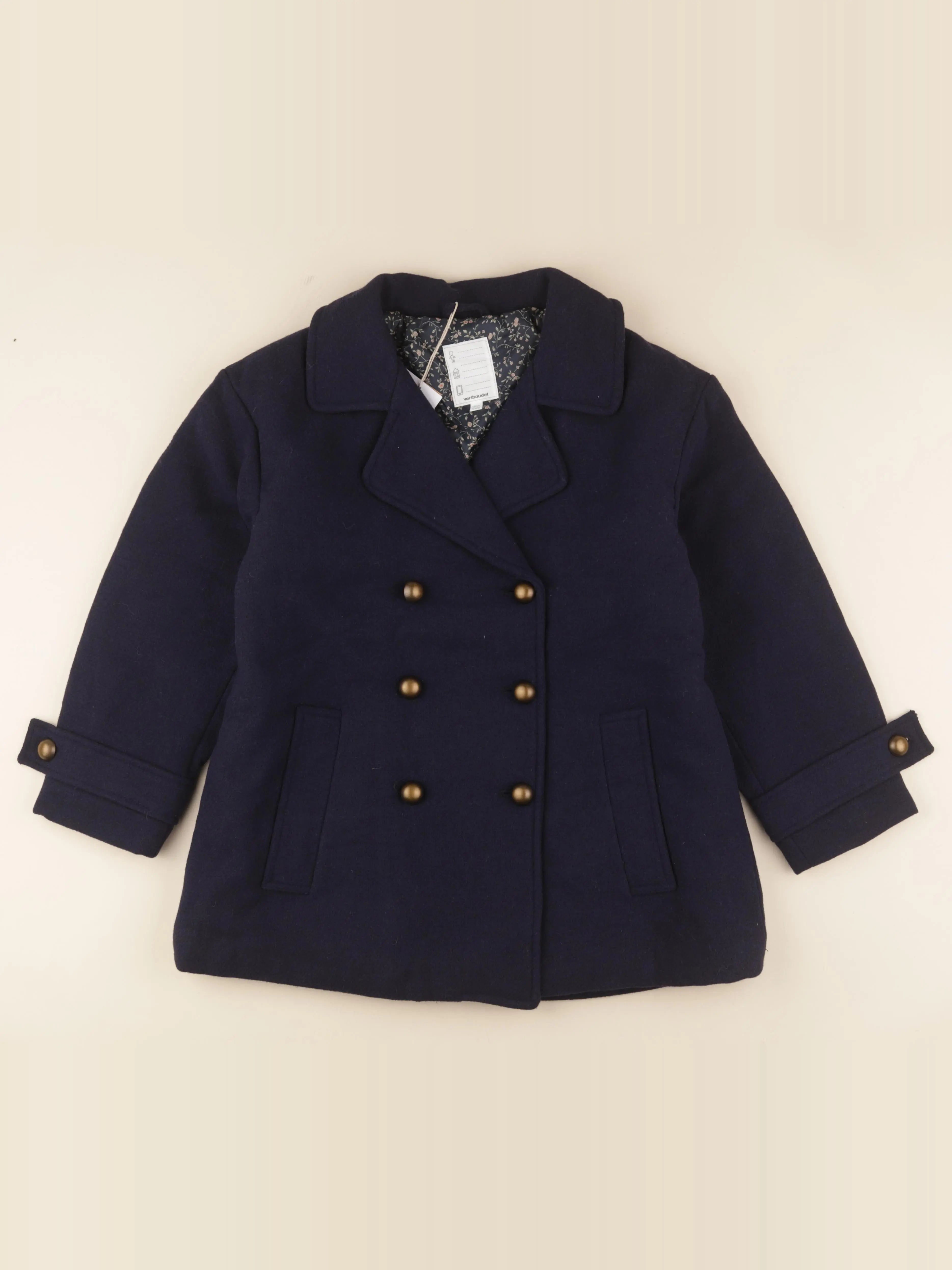 Vertbaudet - manteau bleu - 12 ans