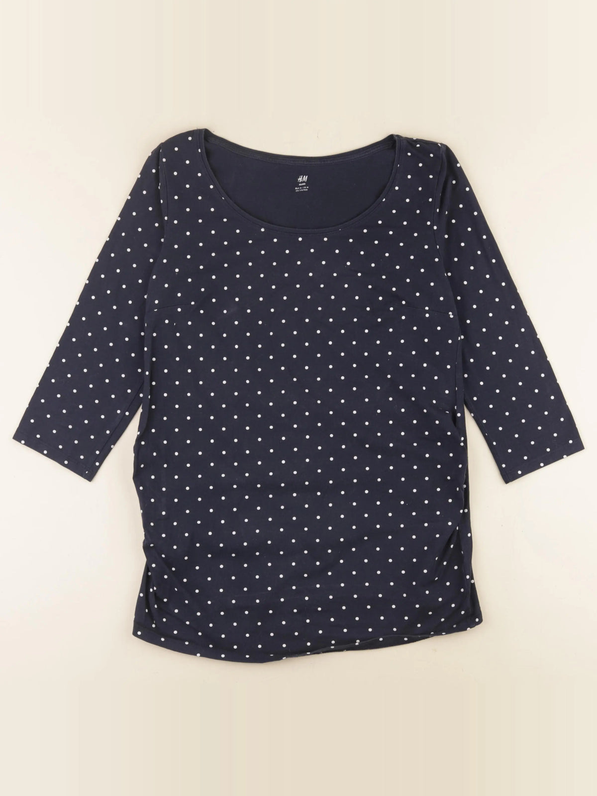 H&M - tee-shirt grossesse bleu - m