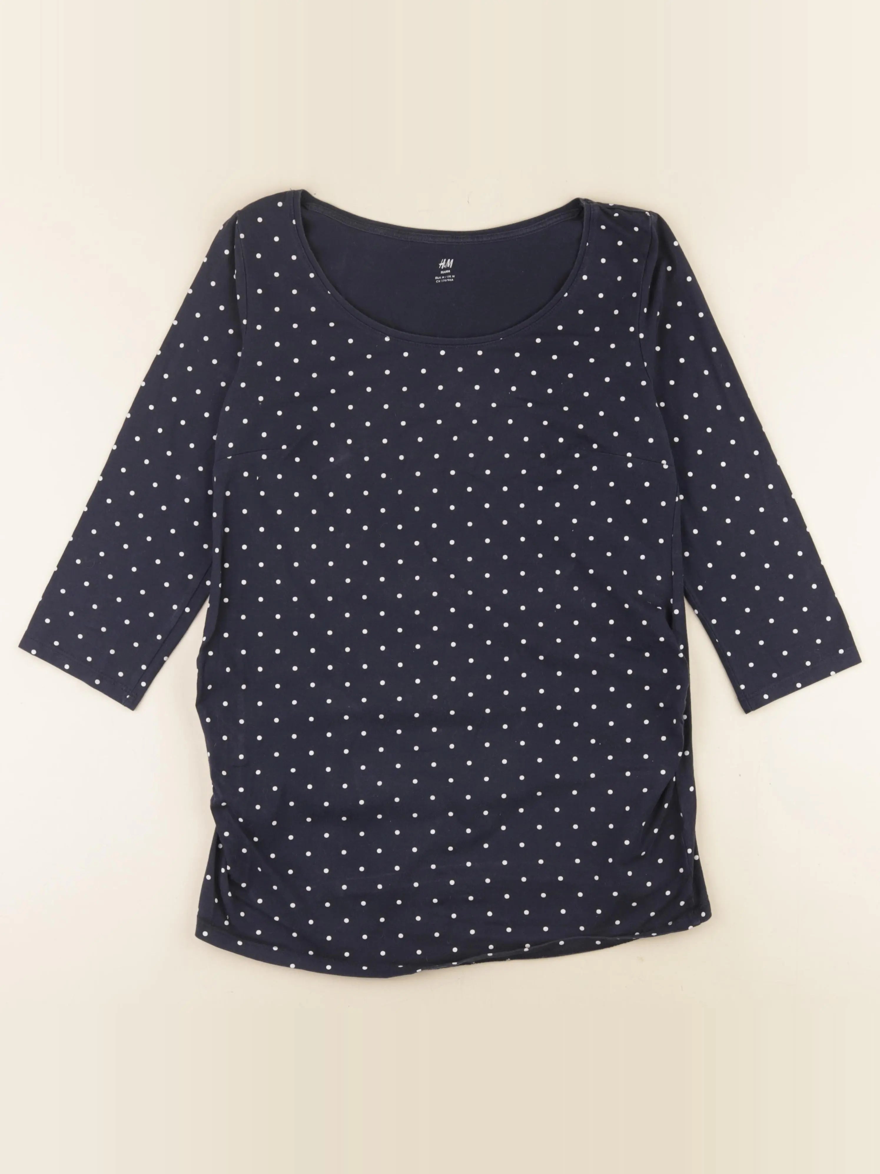 H&M - tee-shirt grossesse bleu - m
