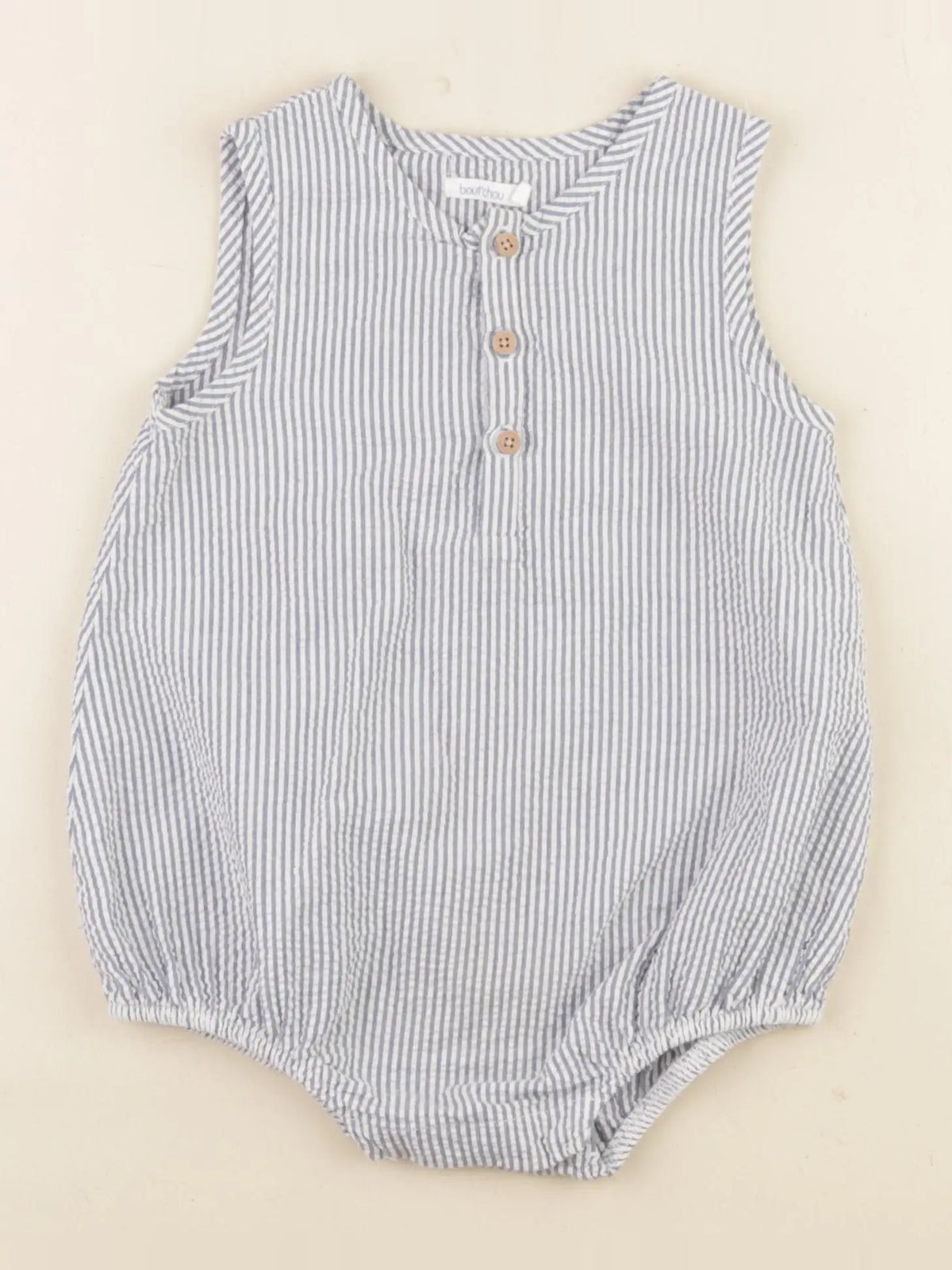 Boutchou - combinaison bleu - 12 mois