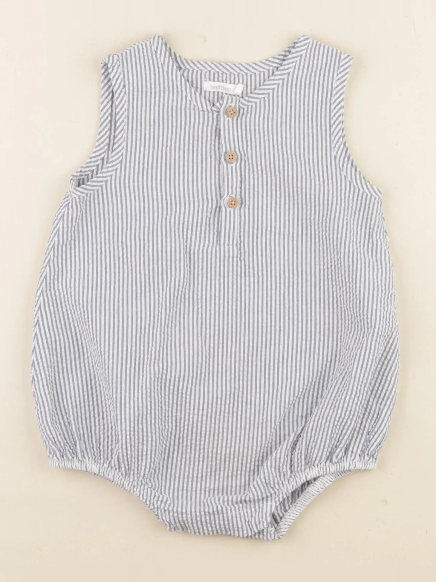 Boutchou - combinaison bleu - 12 mois