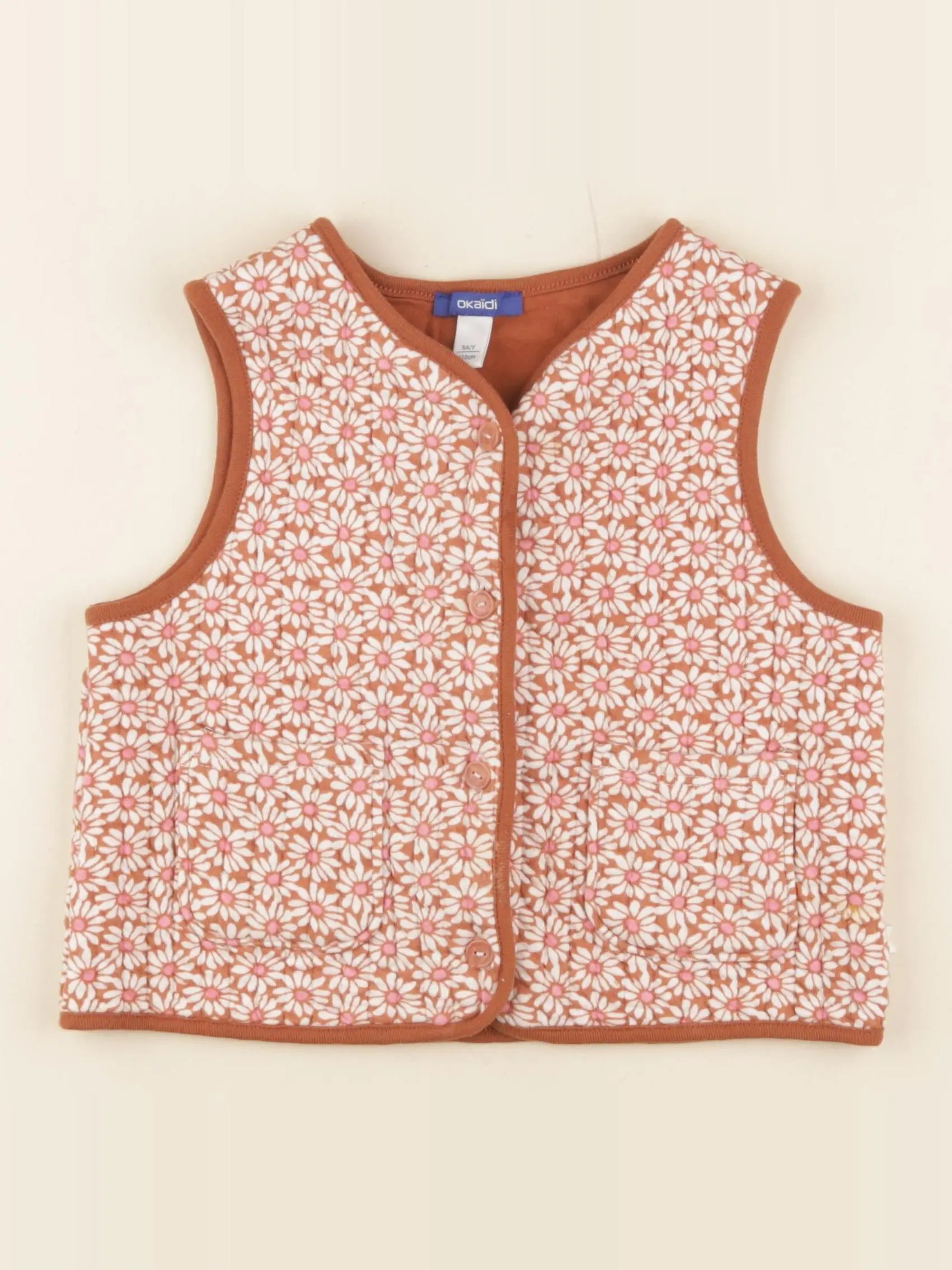 Okaidi - gilet marron - 5 ans