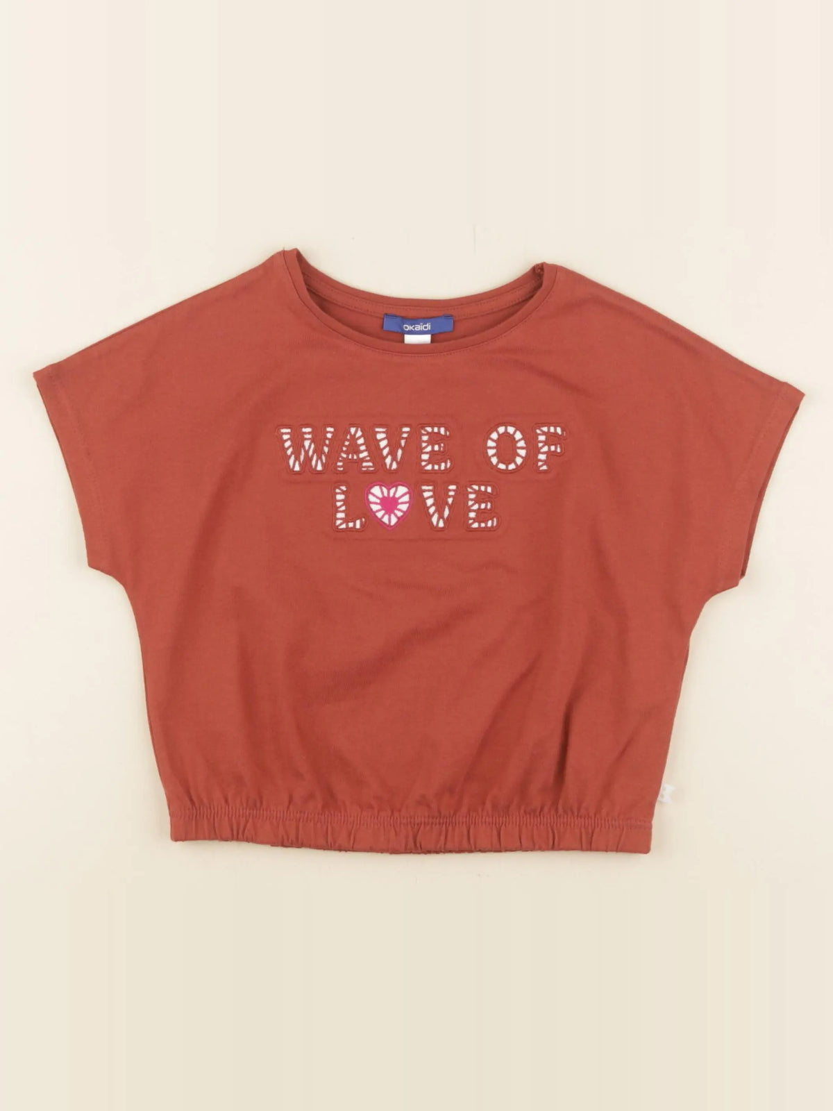 Okaidi - tee-shirt marron - 5 ans