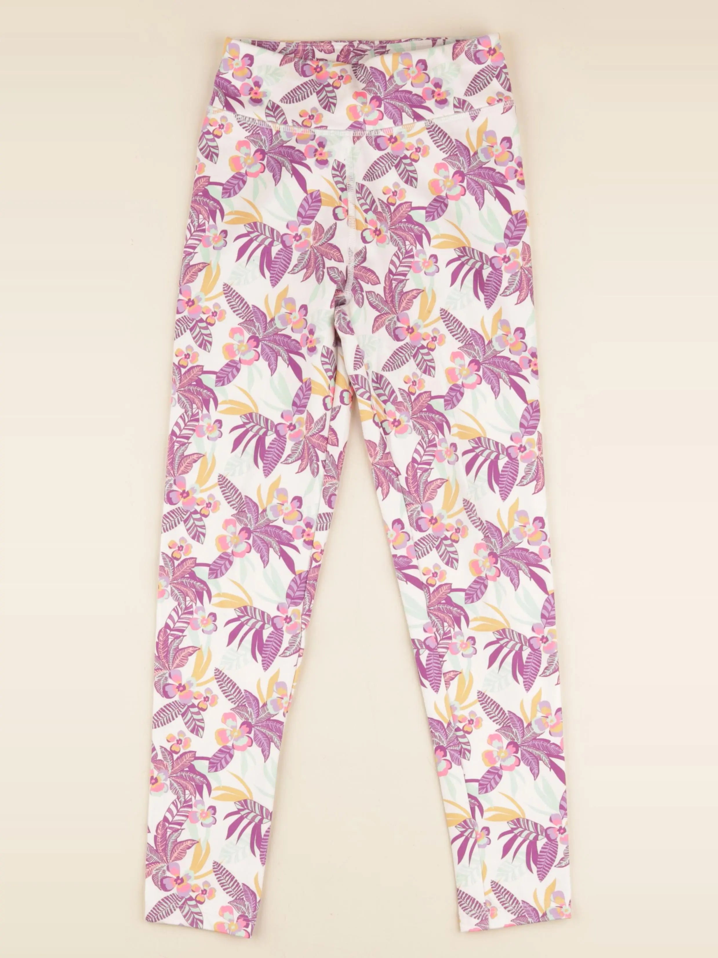 Vertbaudet - legging sport blanc - 8 ans