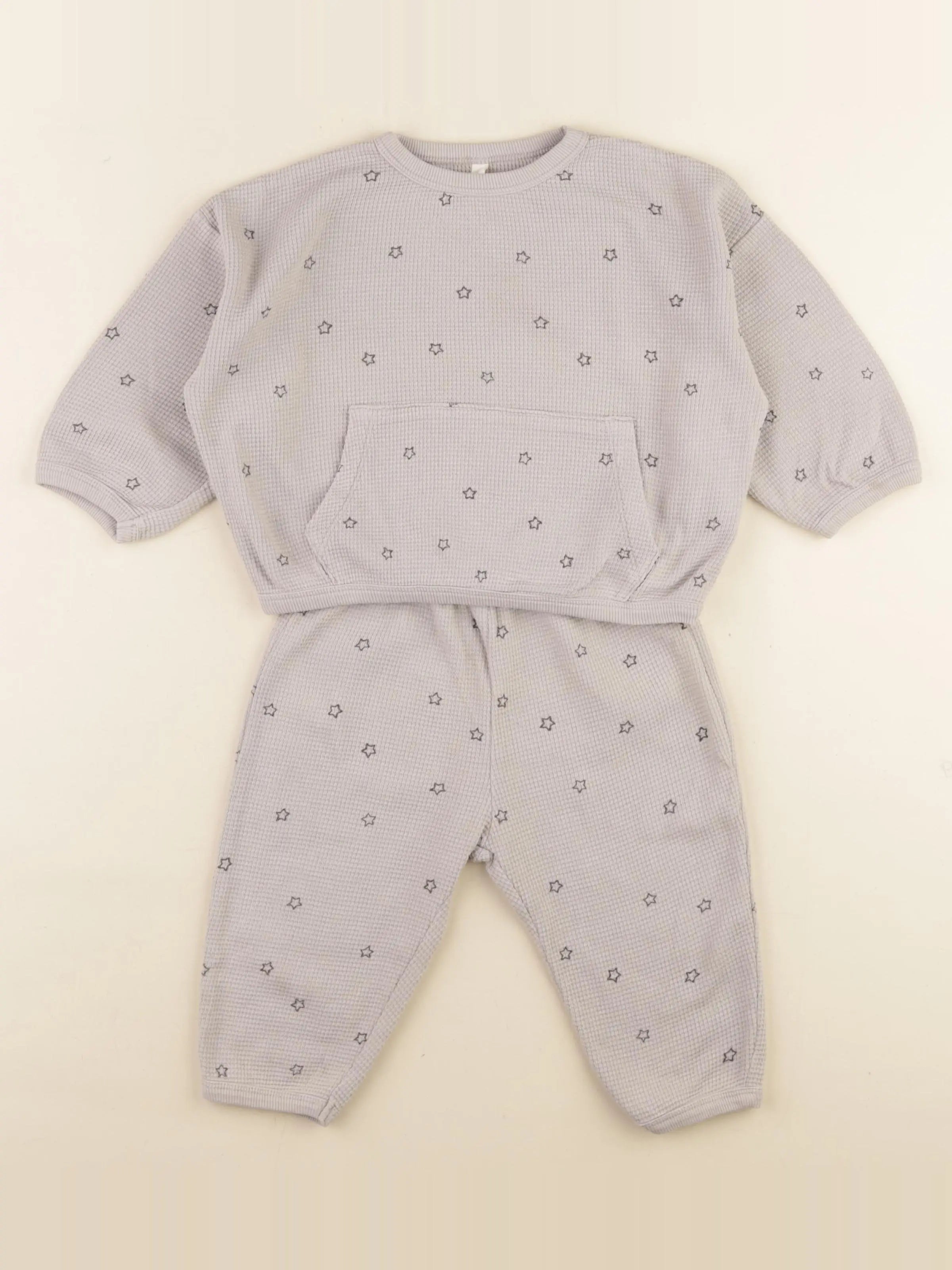 Quincy Mae - ensemble gris - 12/18 mois