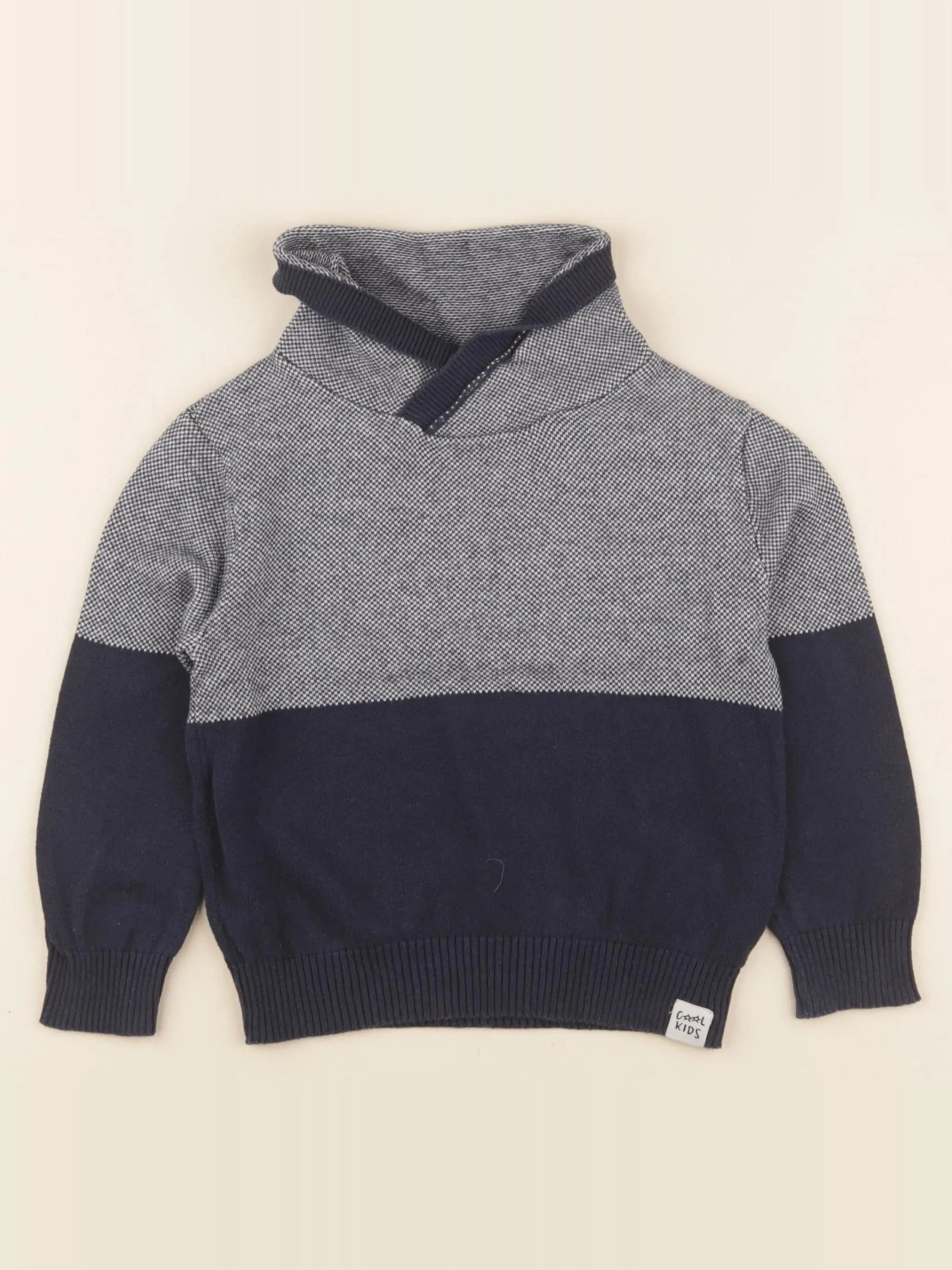 Vertbaudet - pull bleu - 4 ans