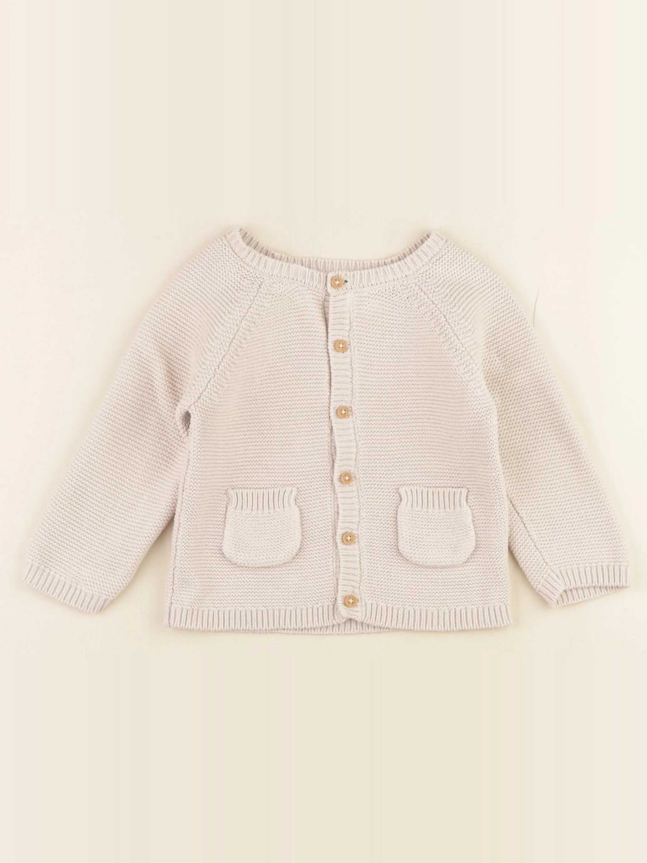 Boutchou - gilet beige - 18 mois