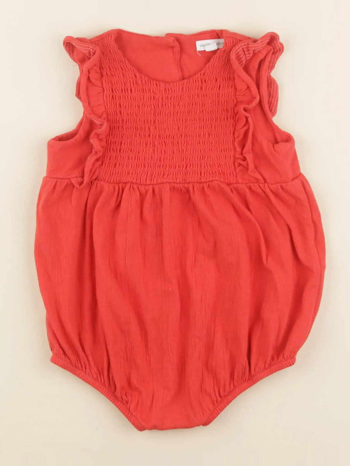 Vertbaudet - combinaison rouge - 24 mois