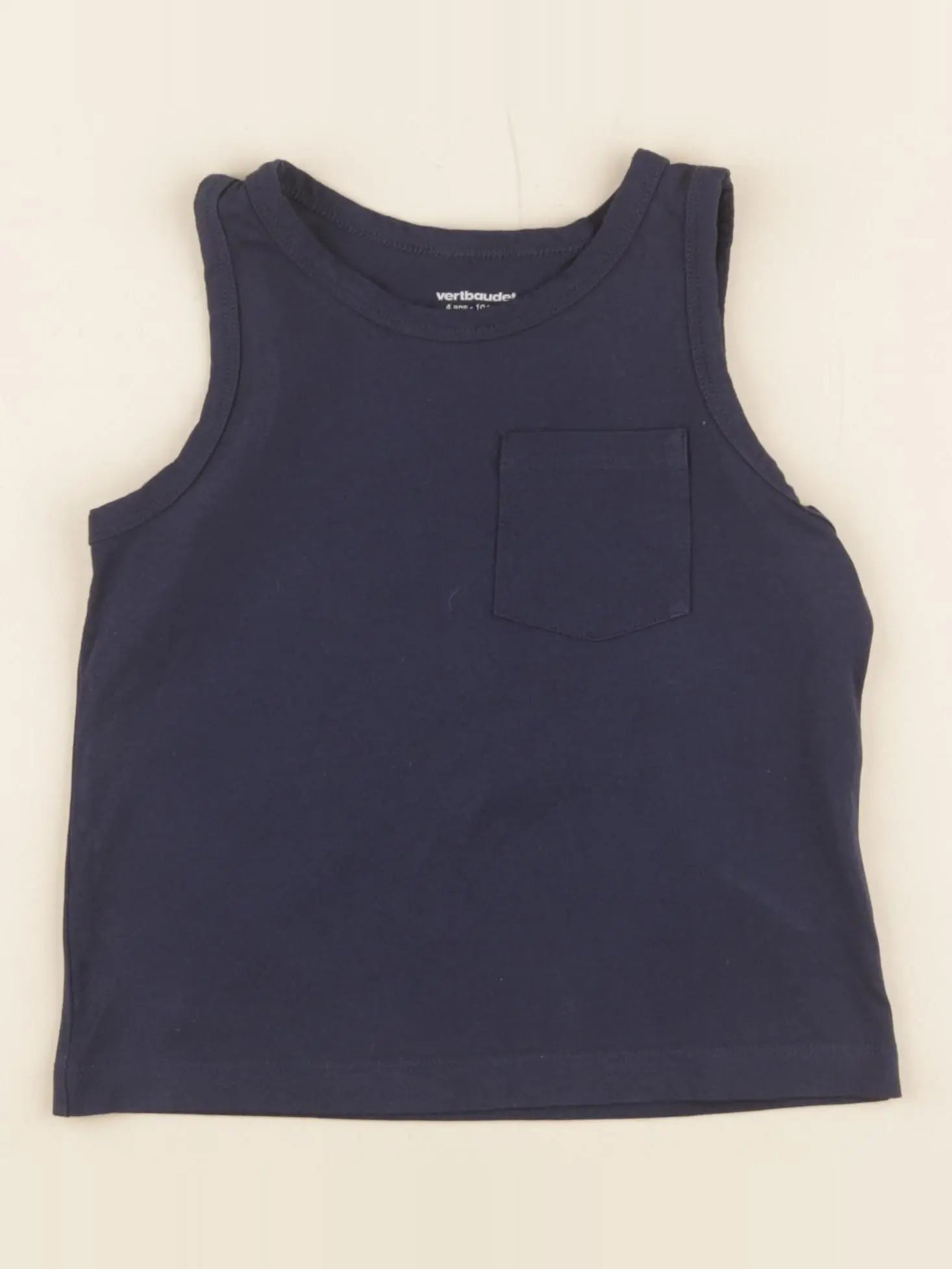 Vertbaudet - débardeur bleu - 4 ans
