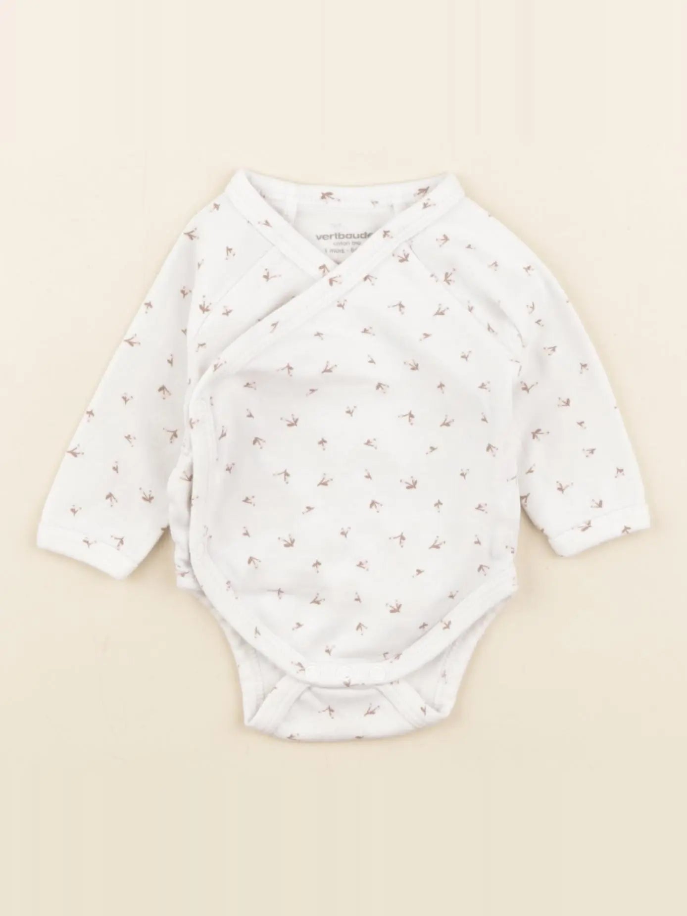 Vertbaudet - body blanc - 1 mois