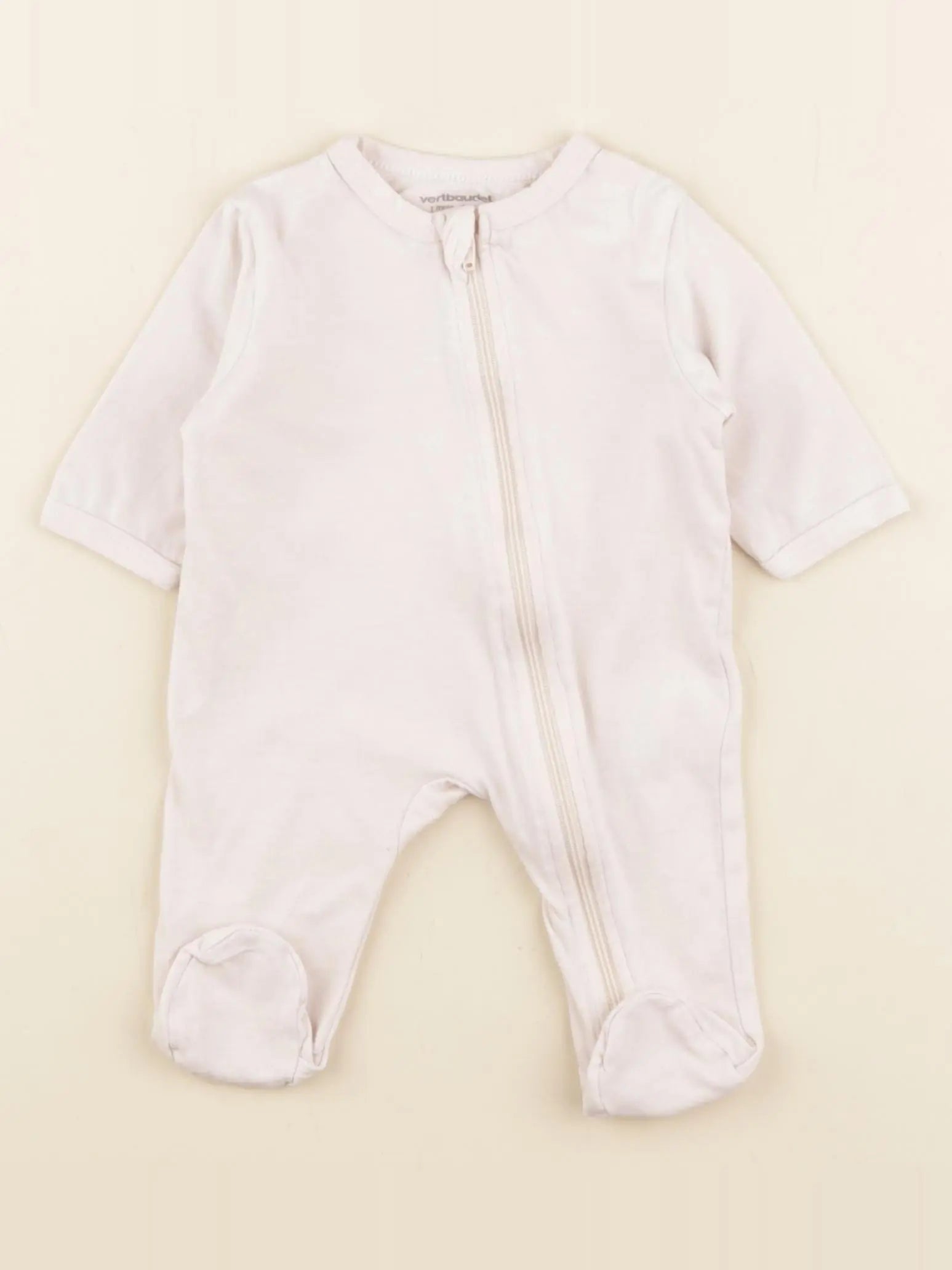 Vertbaudet - pyjama coton rose - 1 mois