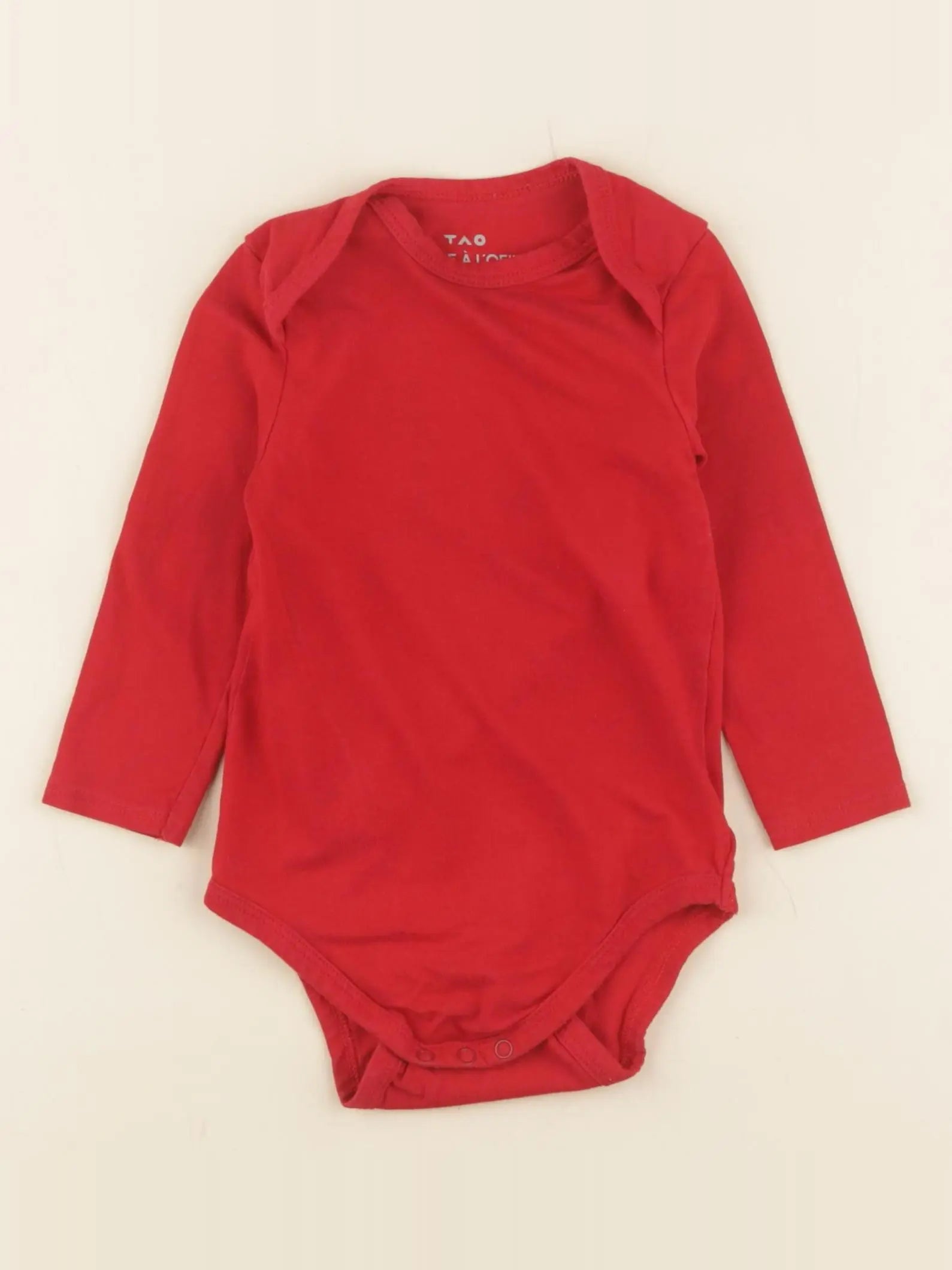 Tape à l'oeil - body rouge - 18 mois