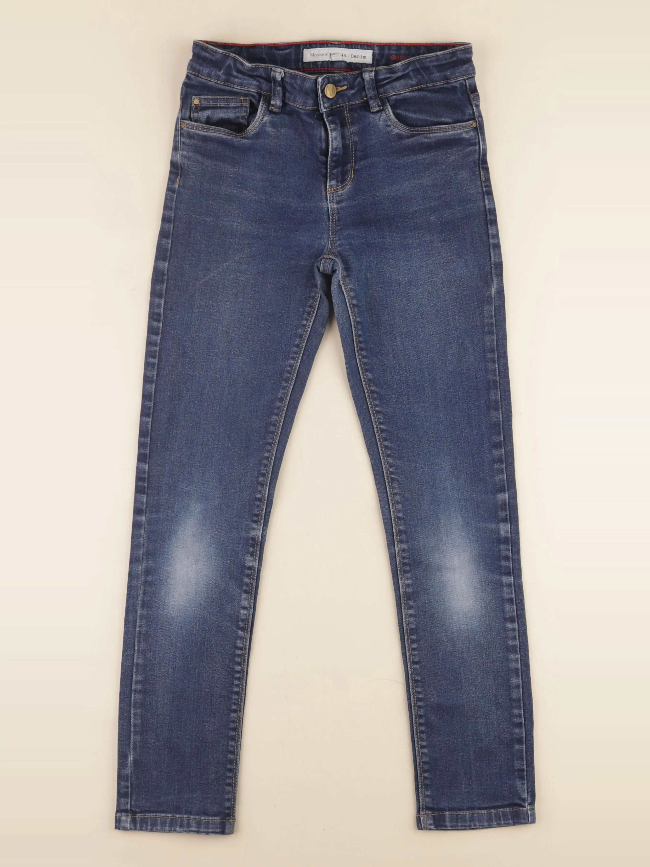 Monoprix - jean bleu - 10 ans