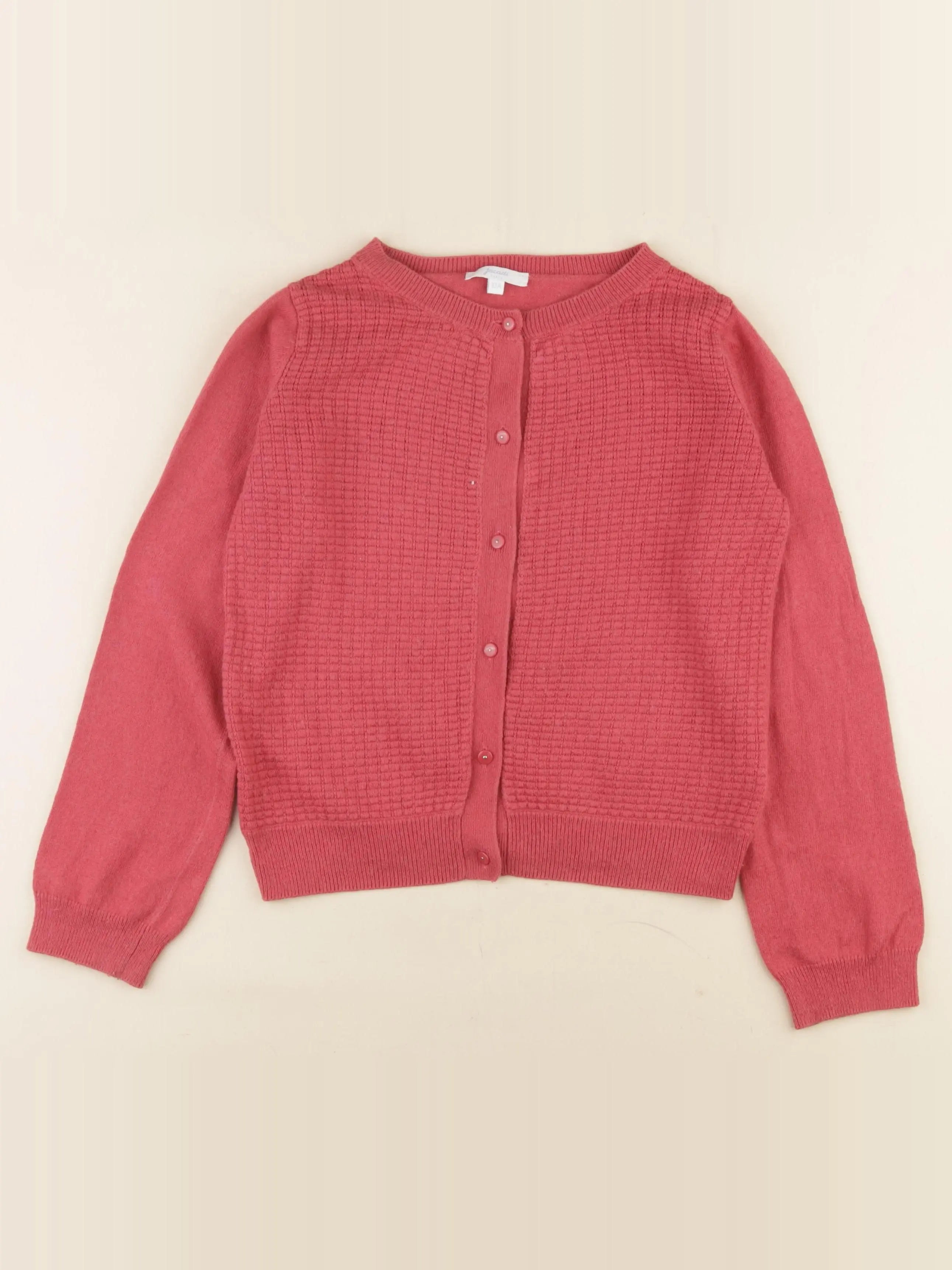 Jacadi - gilet rose - 10 ans