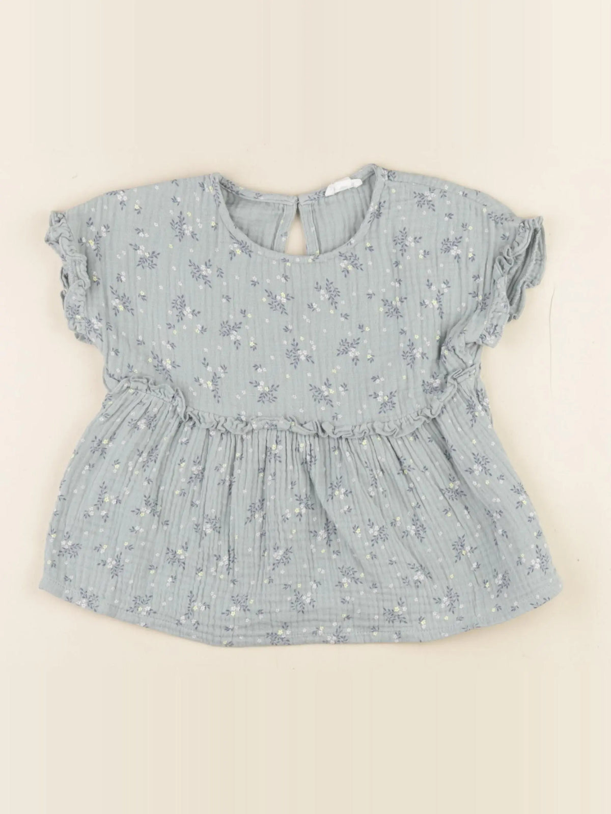 Vertbaudet - blouse vert - 4 ans