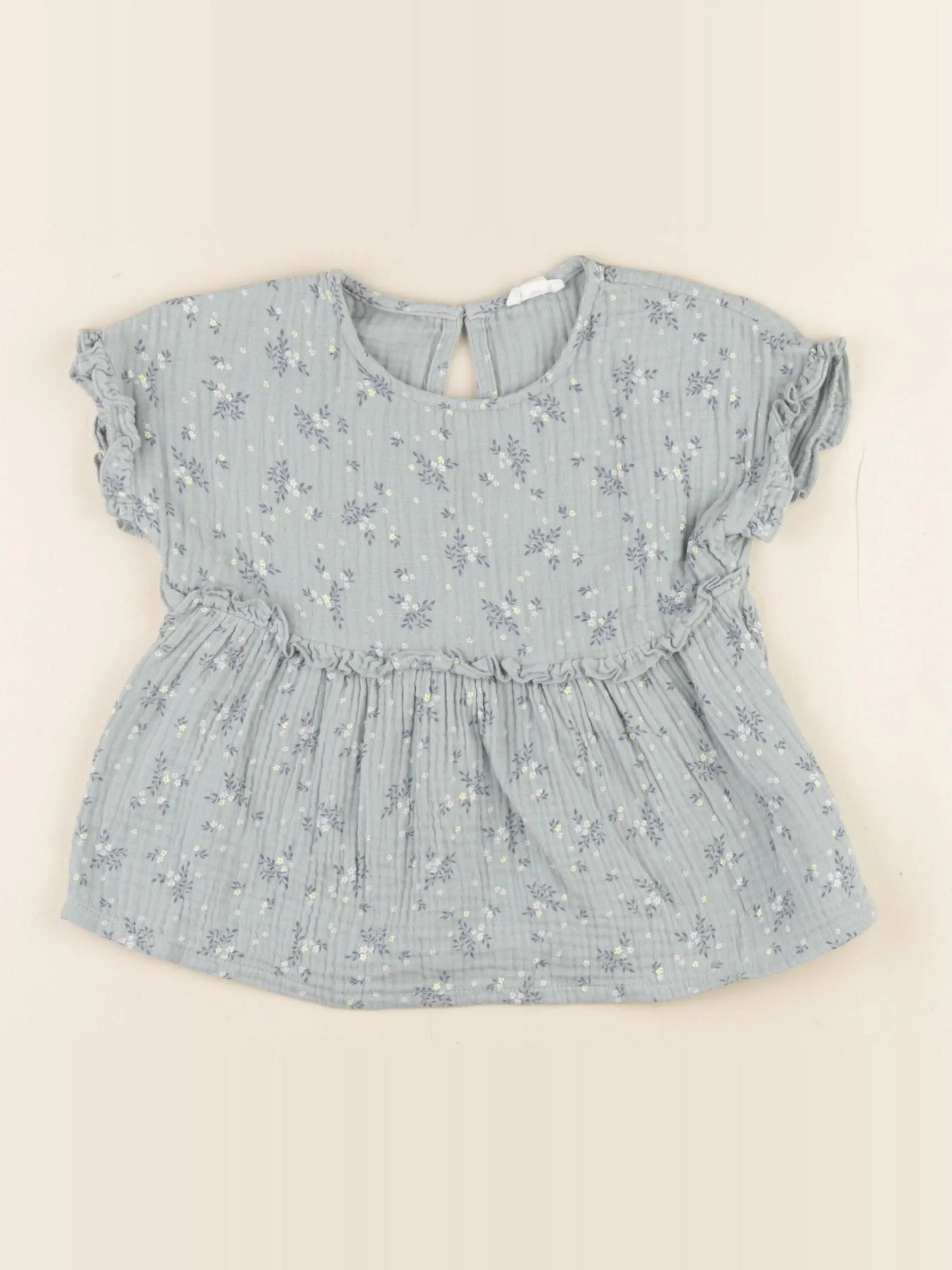 Vertbaudet - blouse vert - 4 ans