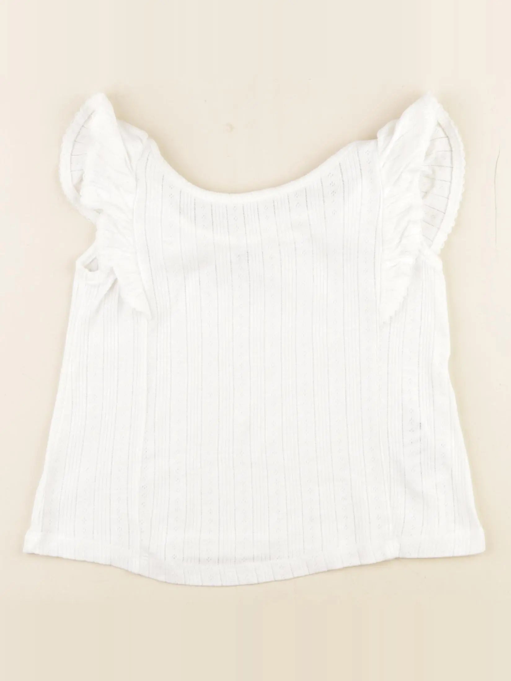 Vertbaudet - tee-shirt blanc - 4 ans